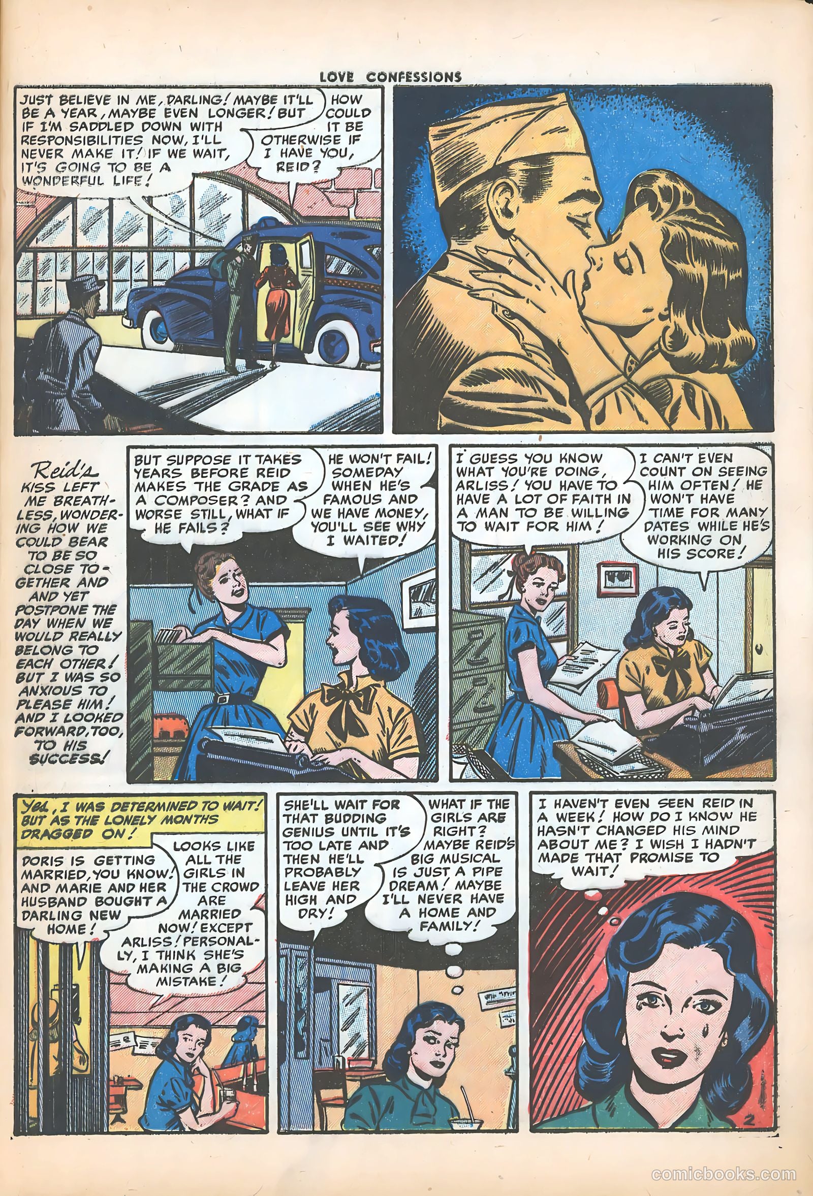 Love Confessions #29 (1953) — page 29 of 36