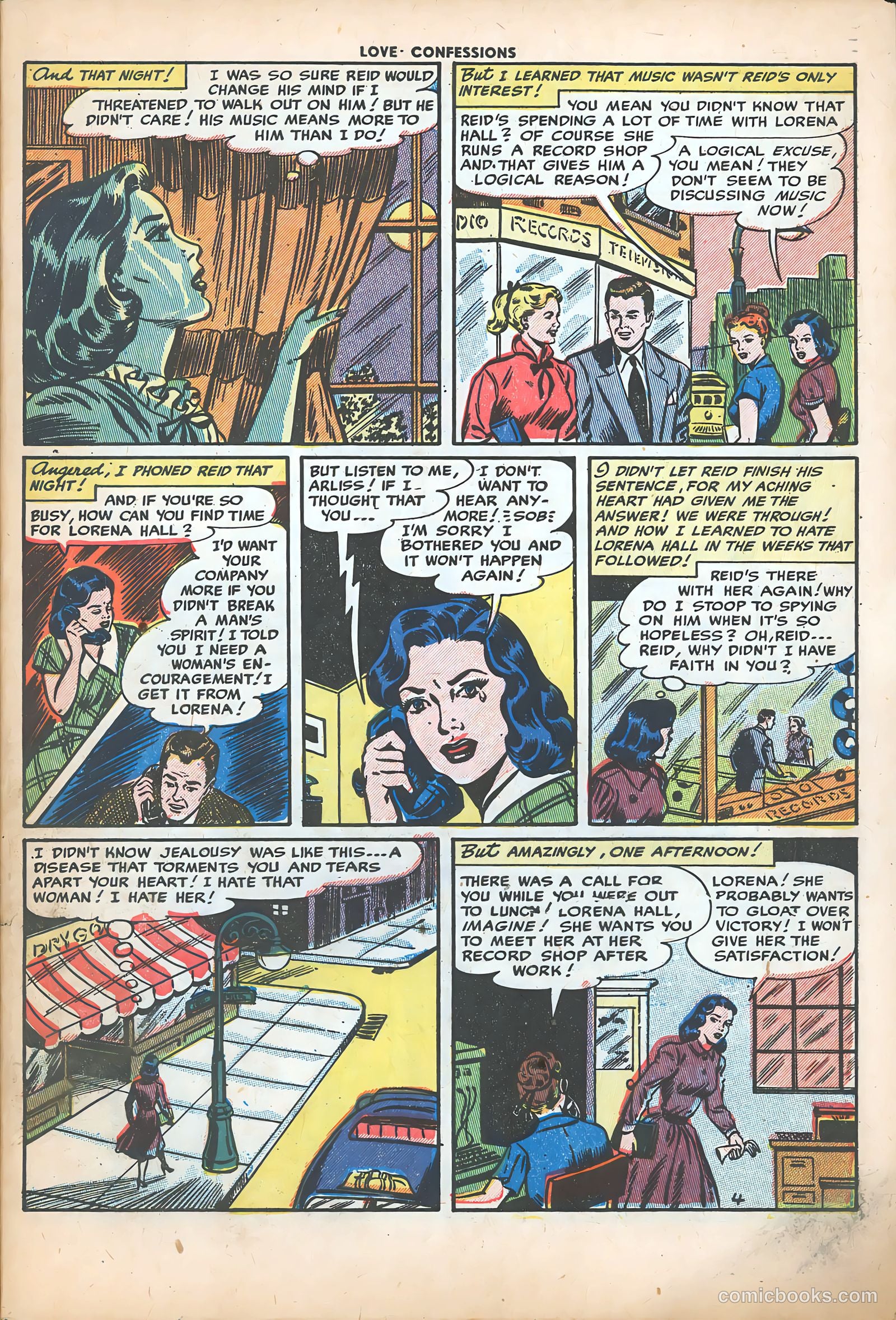 Love Confessions #29 (1953) — page 31 of 36