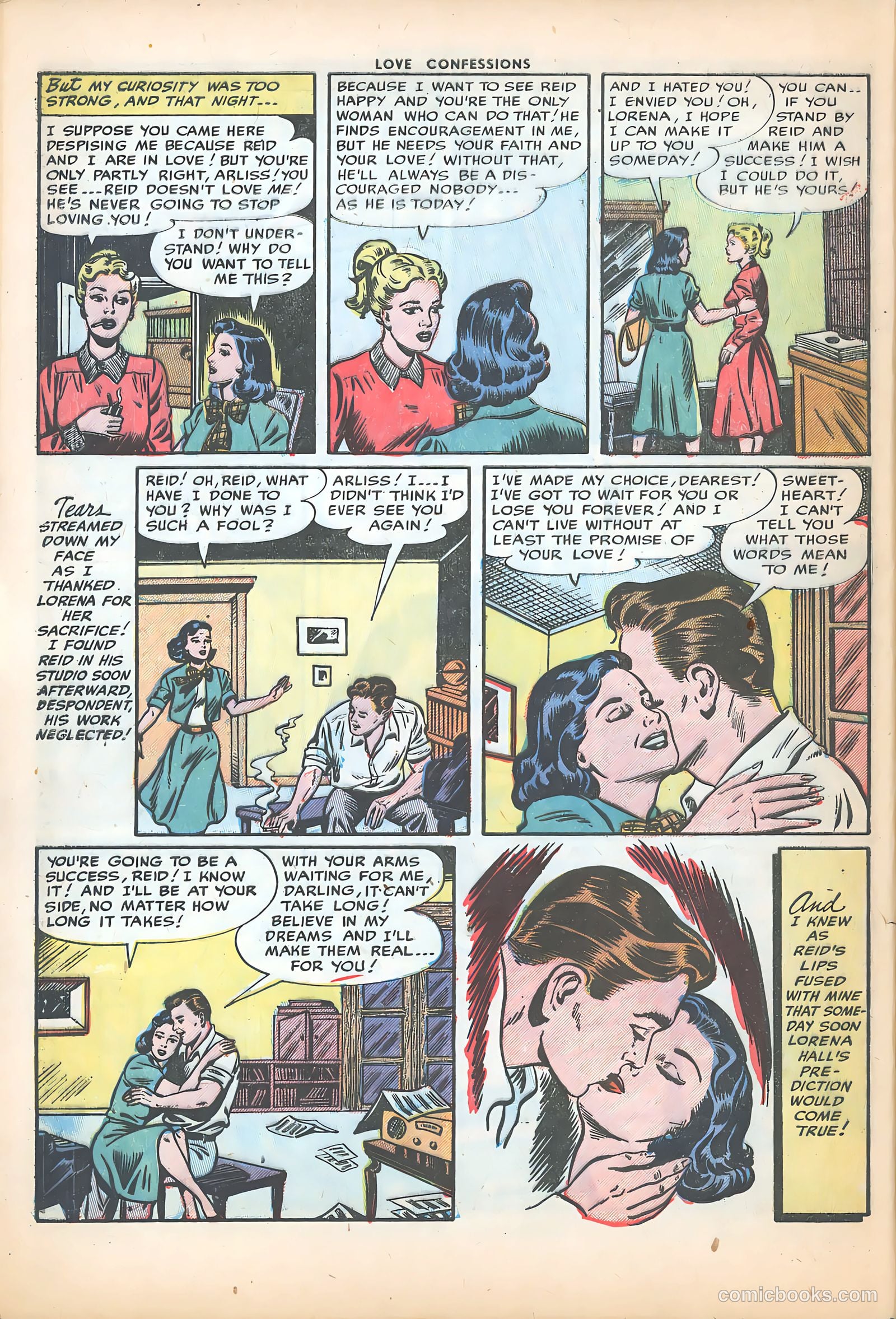 Love Confessions #29 (1953) — page 32 of 36