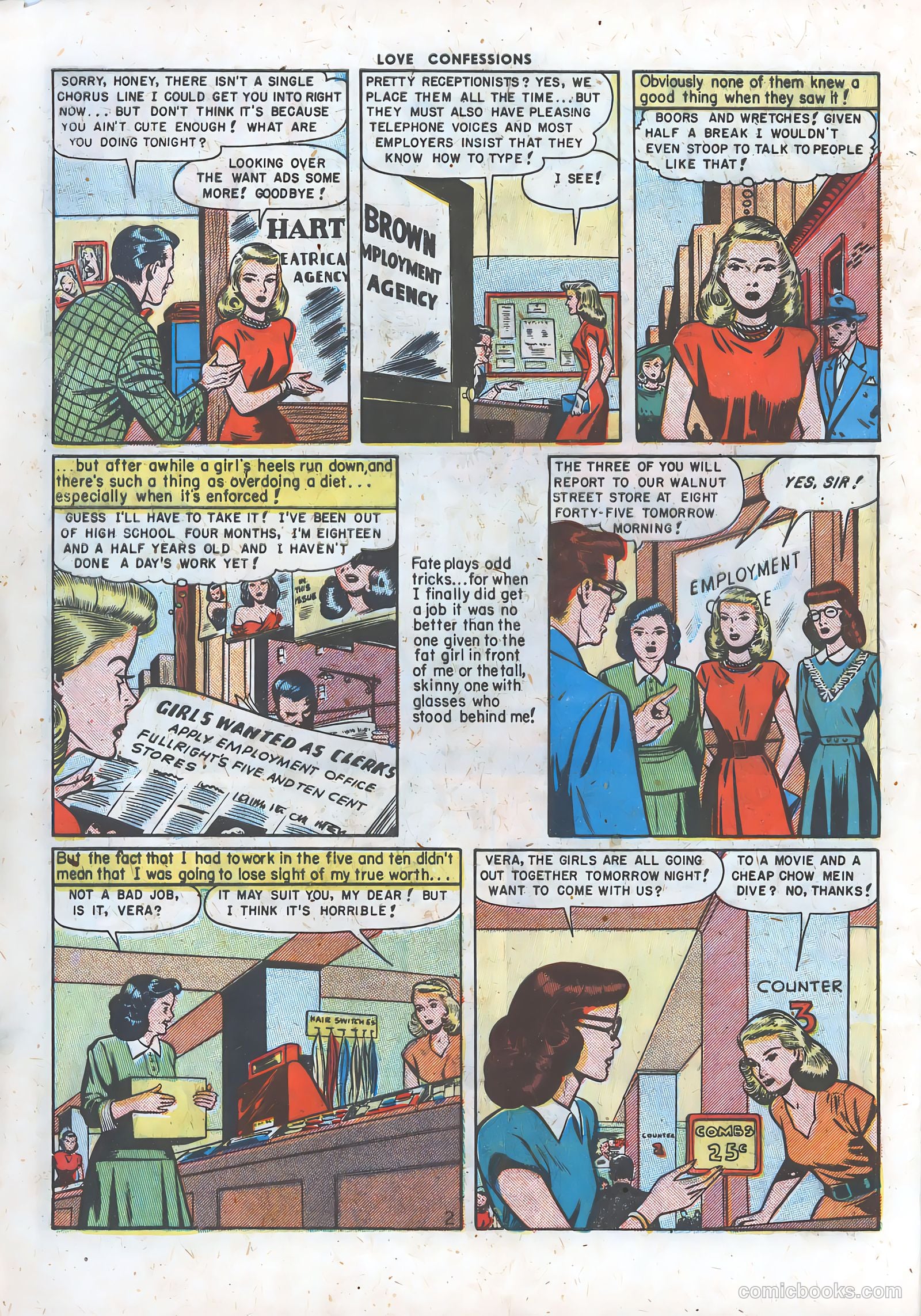 Love Confessions #3 (1950) — page 4 of 36