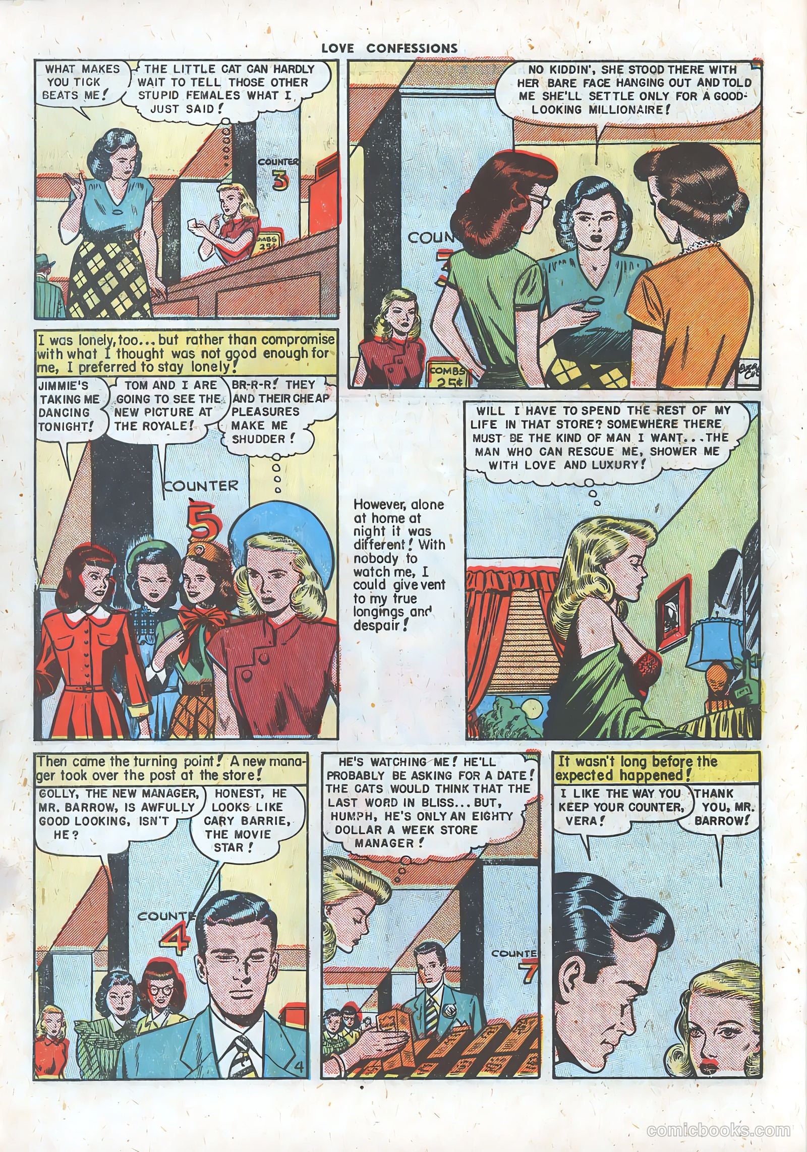 Love Confessions #3 (1950) — page 6 of 36