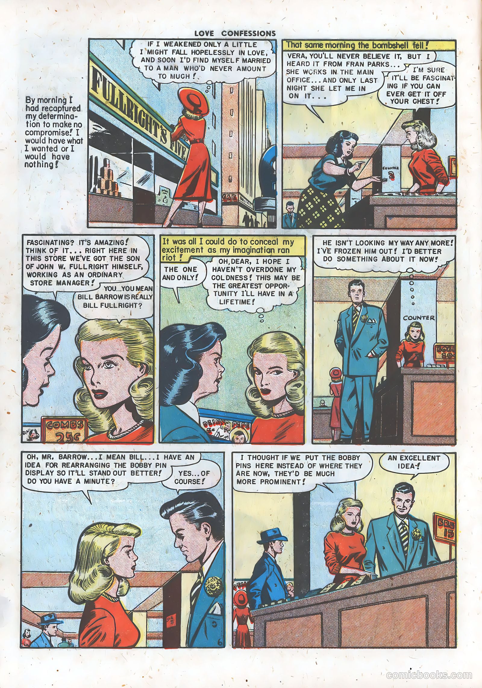 Love Confessions #3 (1950) — page 8 of 36