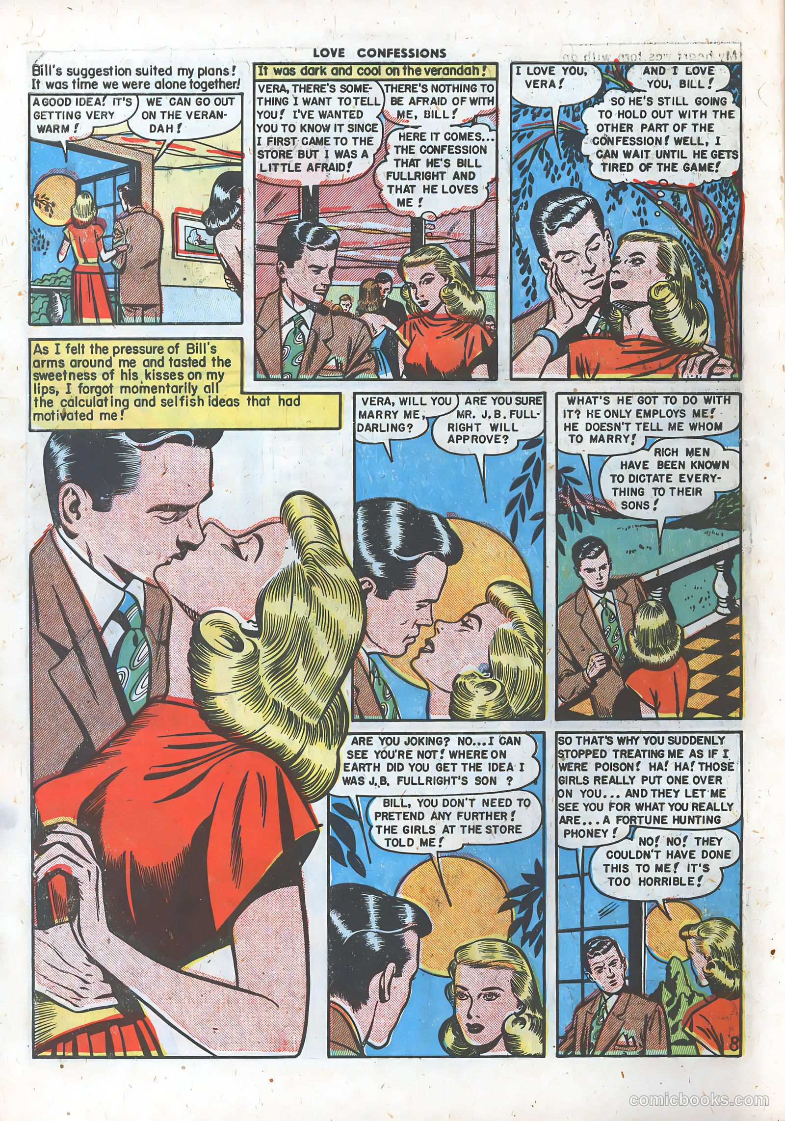Love Confessions #3 (1950) — page 10 of 36