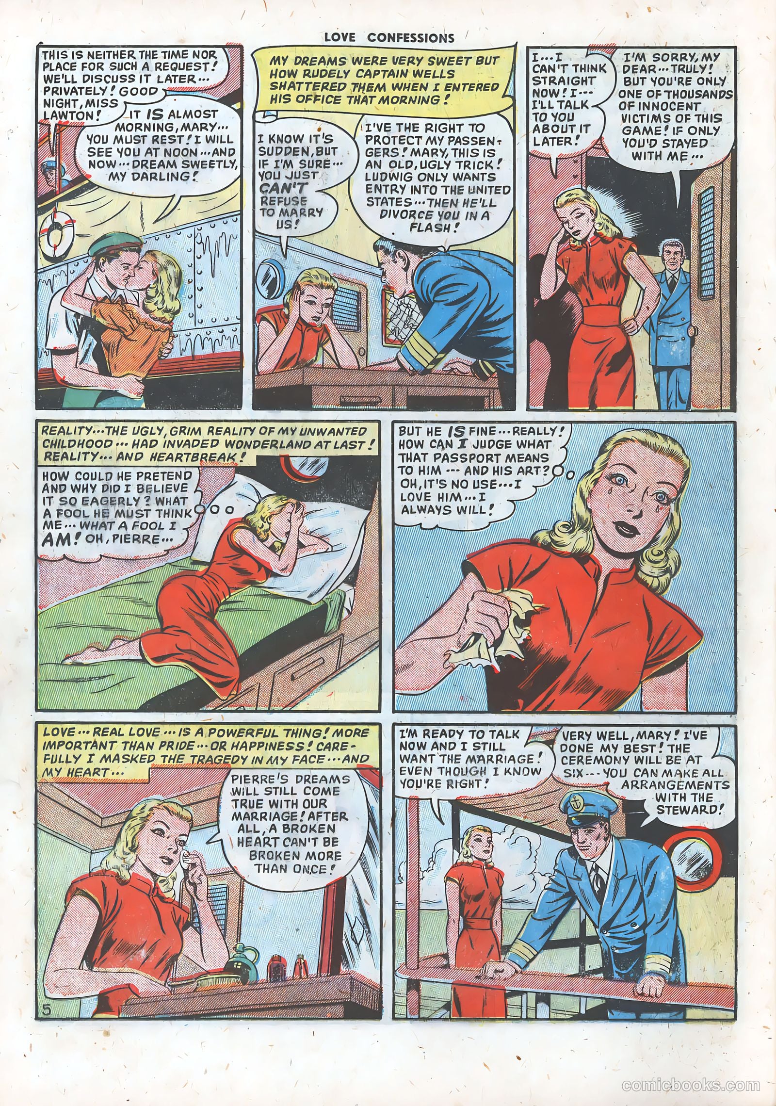 Love Confessions #3 (1950) — page 16 of 36