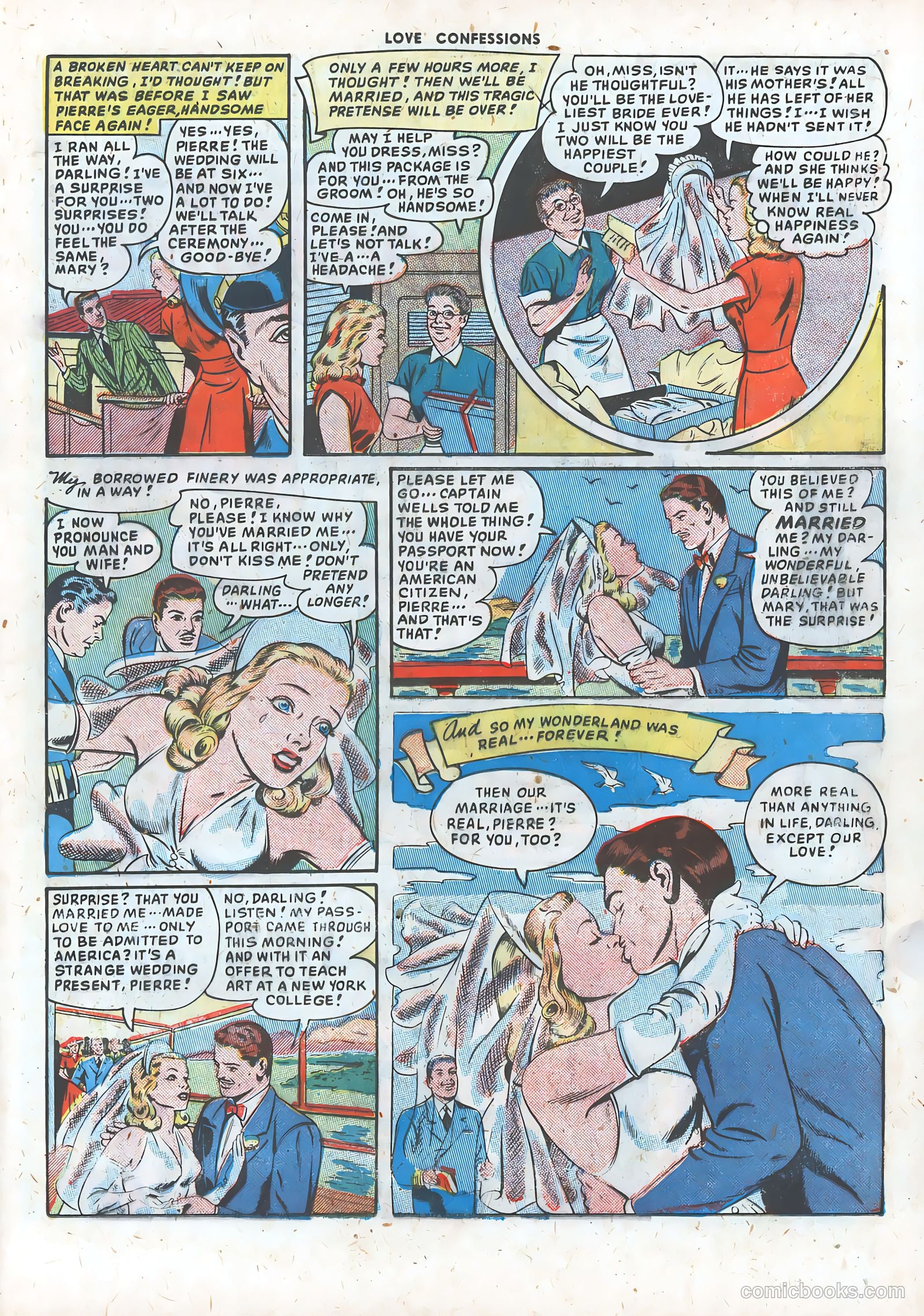 Love Confessions #3 (1950) — page 17 of 36