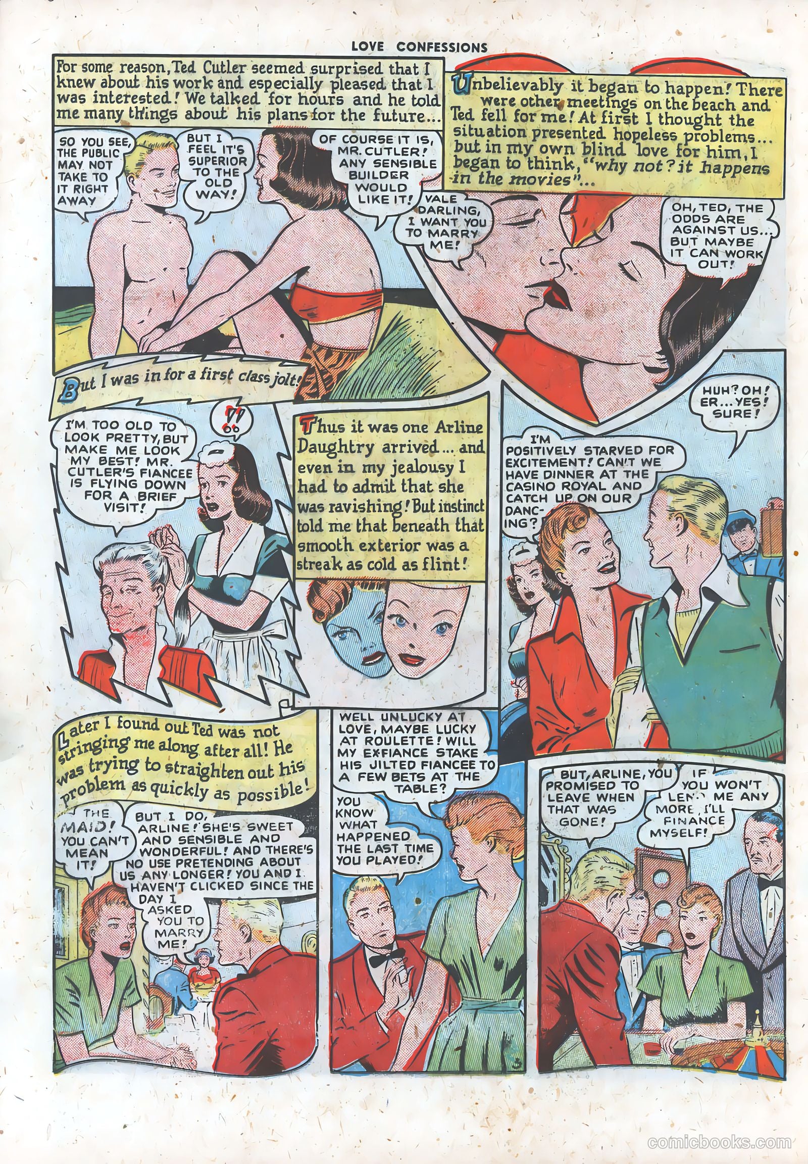 Love Confessions #3 (1950) — page 20 of 36