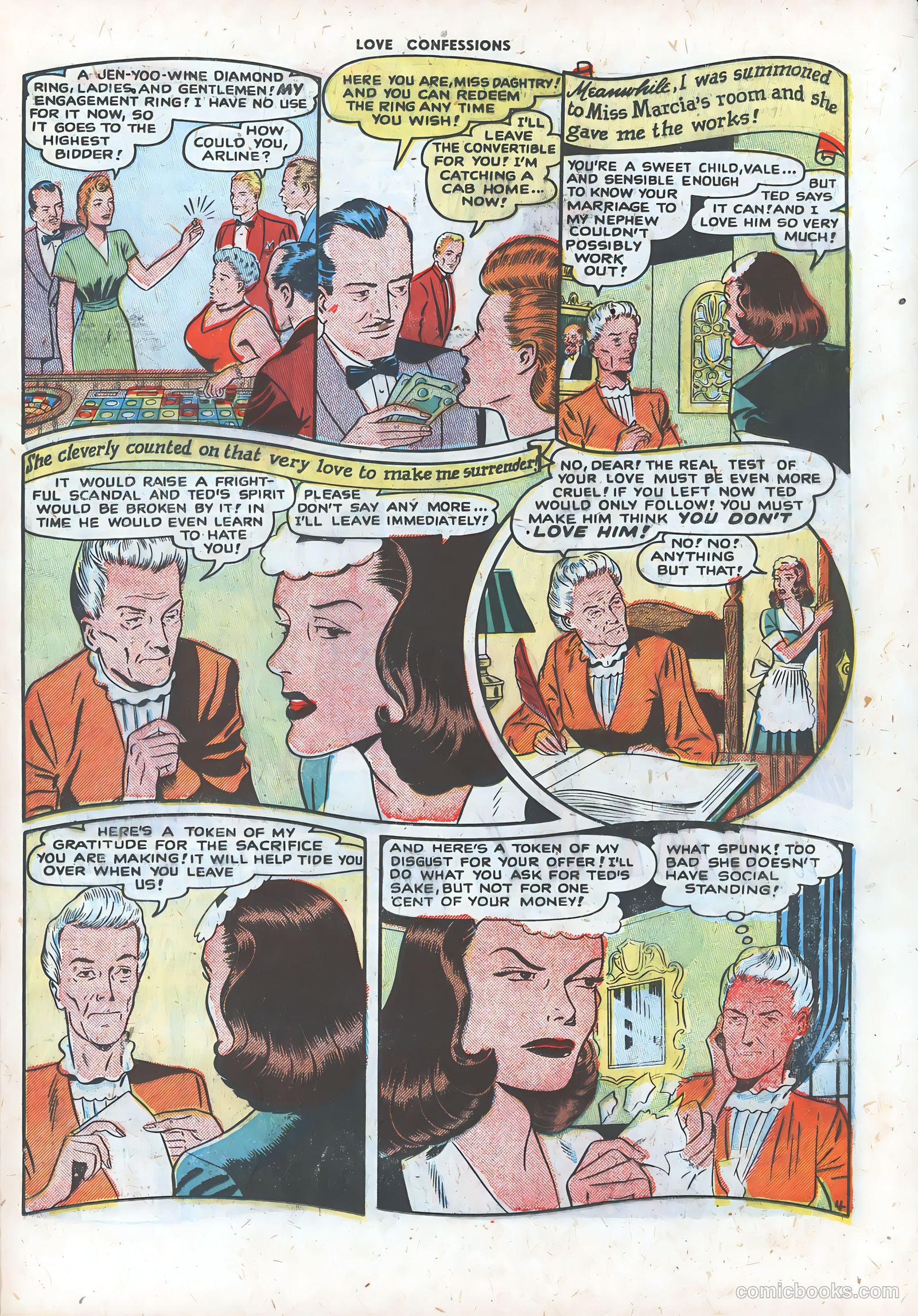 Love Confessions #3 (1950) — page 21 of 36