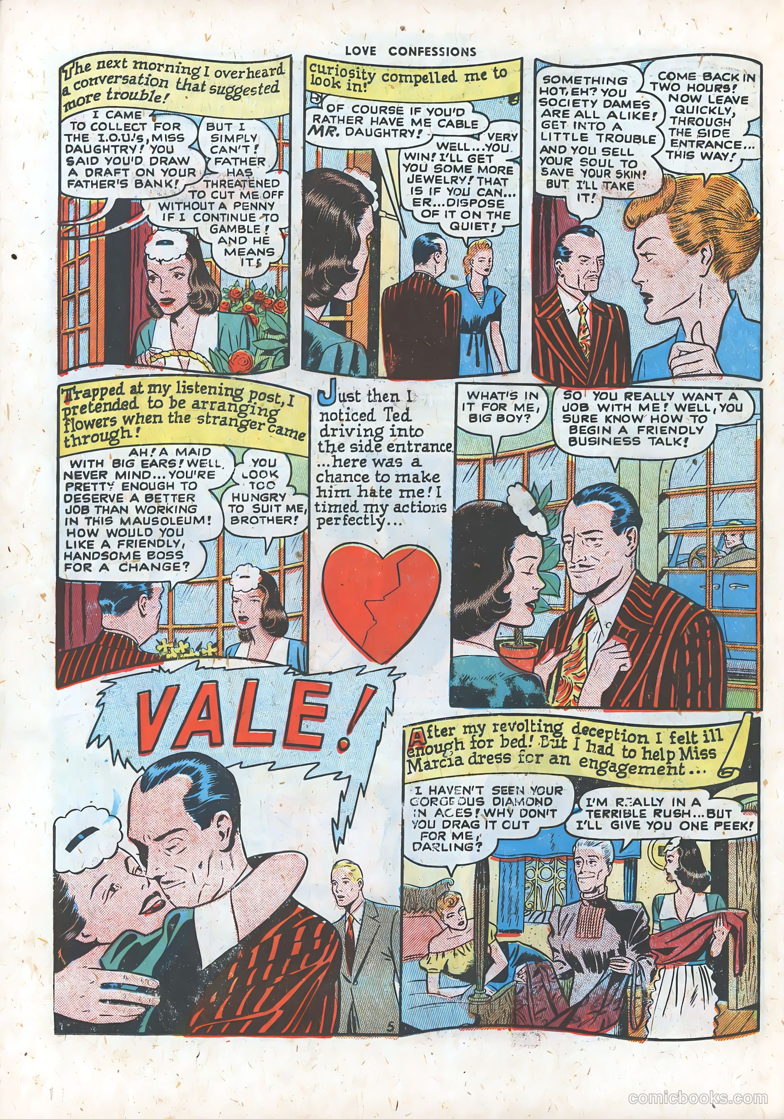 Love Confessions #3 (1950) — page 22 of 36