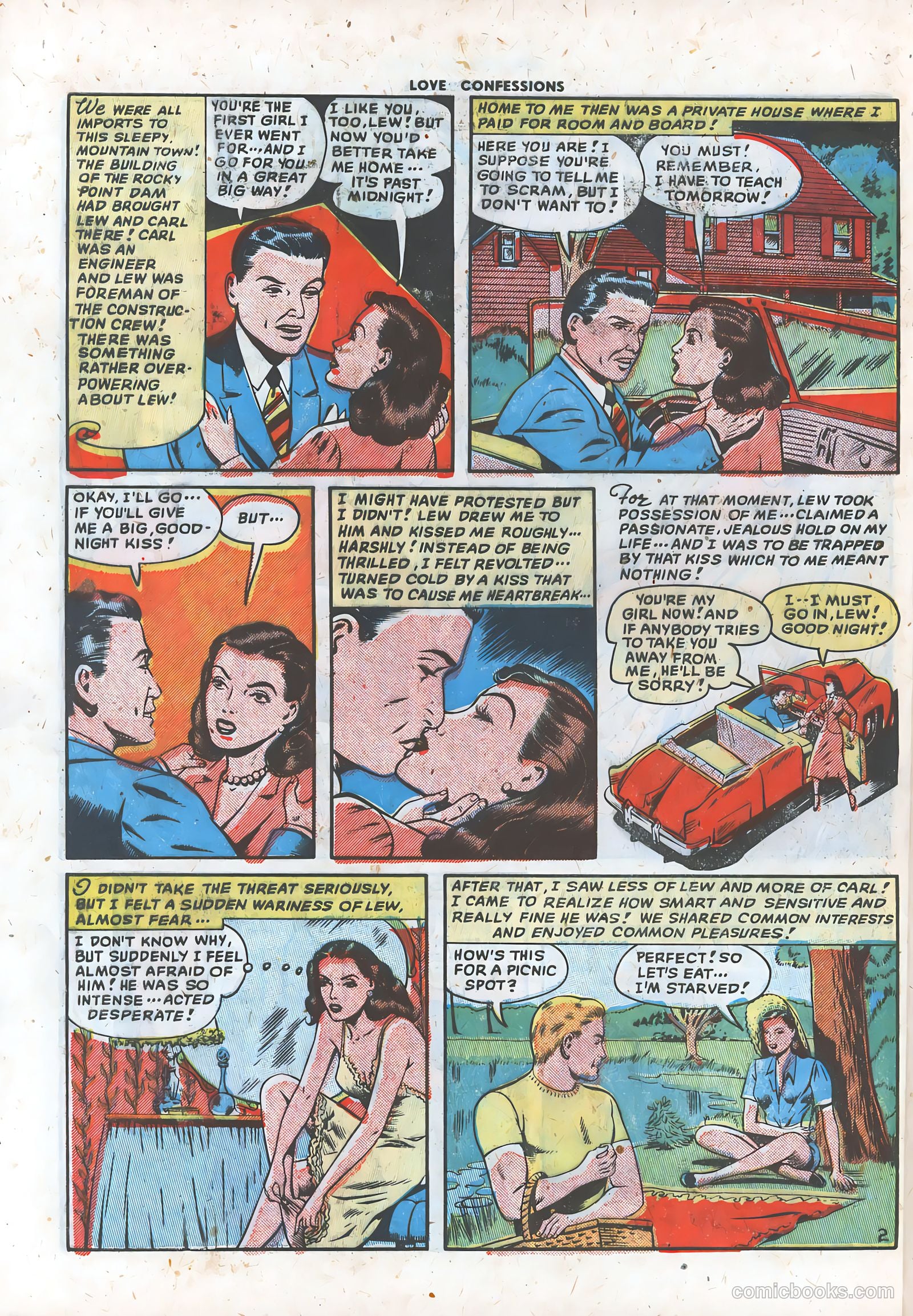 Love Confessions #3 (1950) — page 28 of 36
