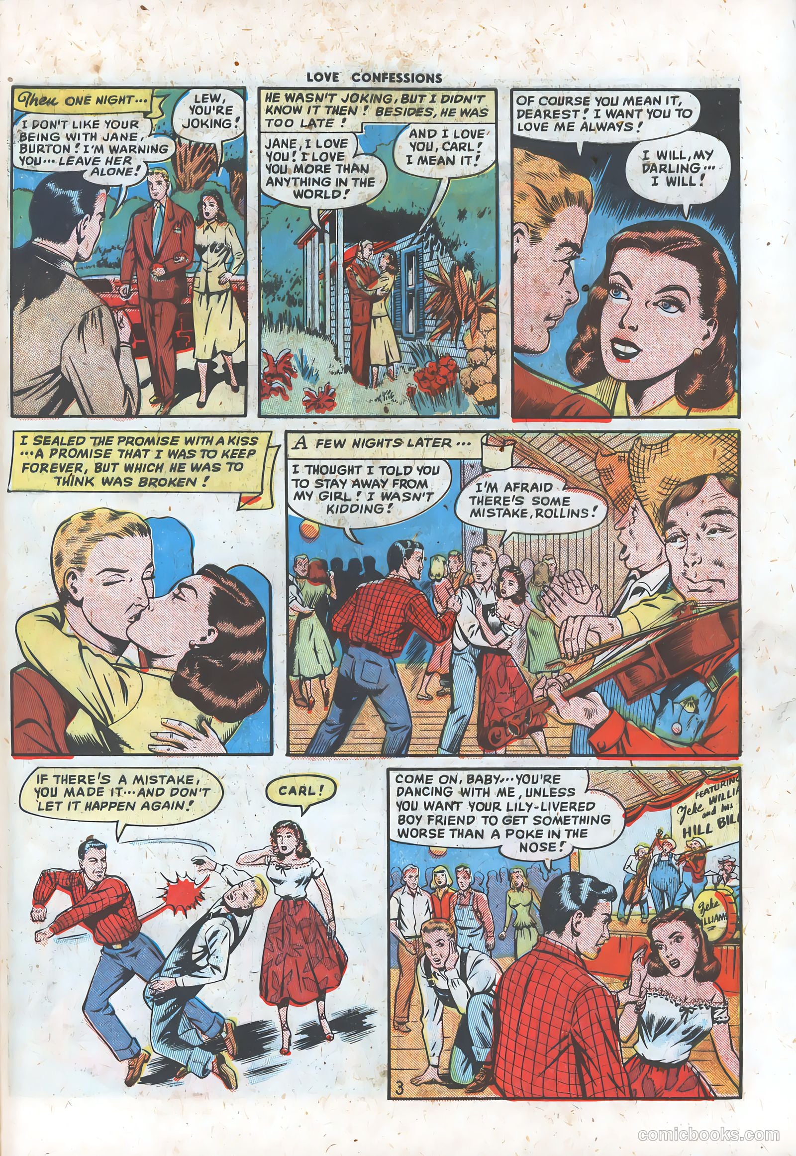 Love Confessions #3 (1950) — page 29 of 36