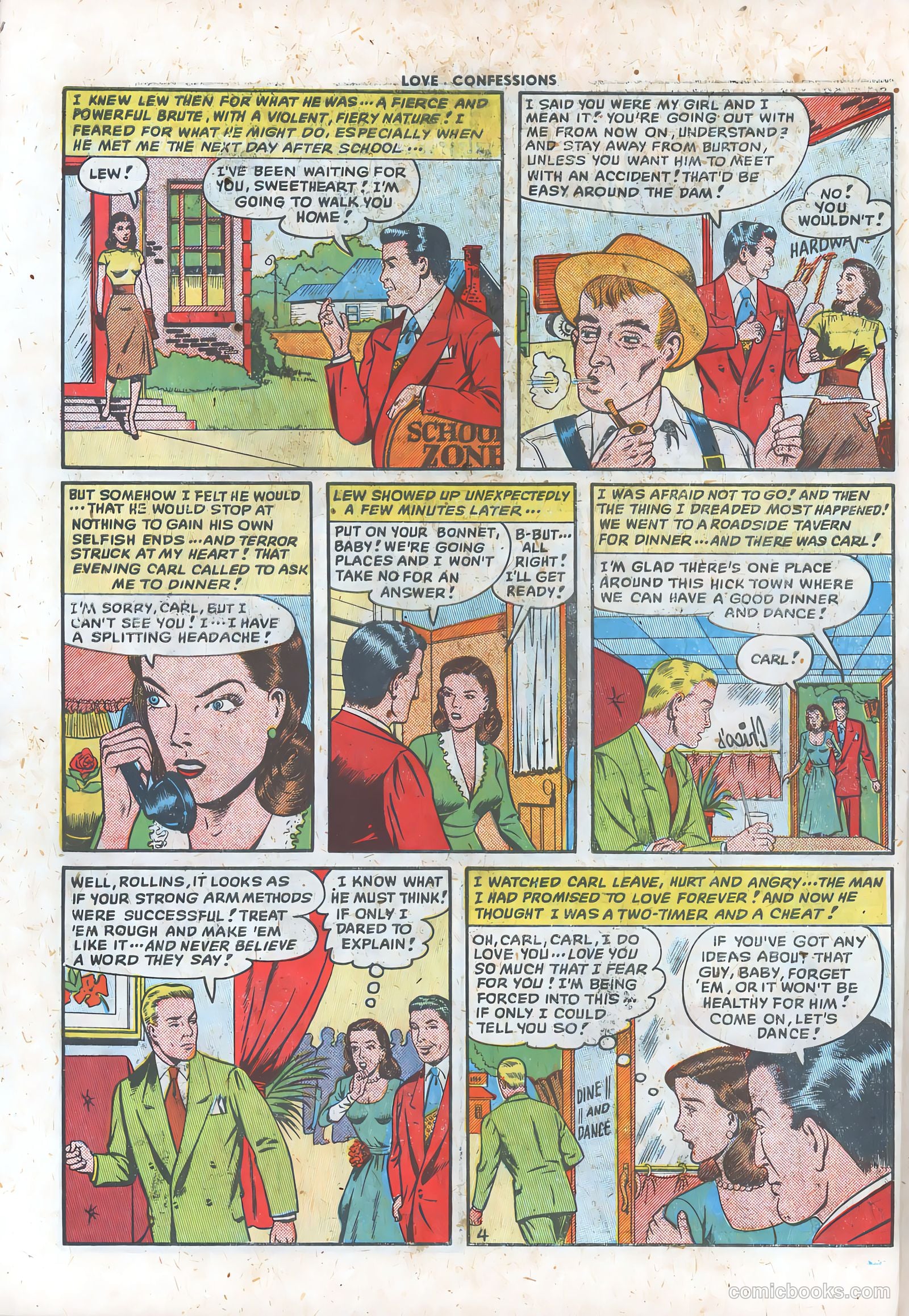 Love Confessions #3 (1950) — page 30 of 36