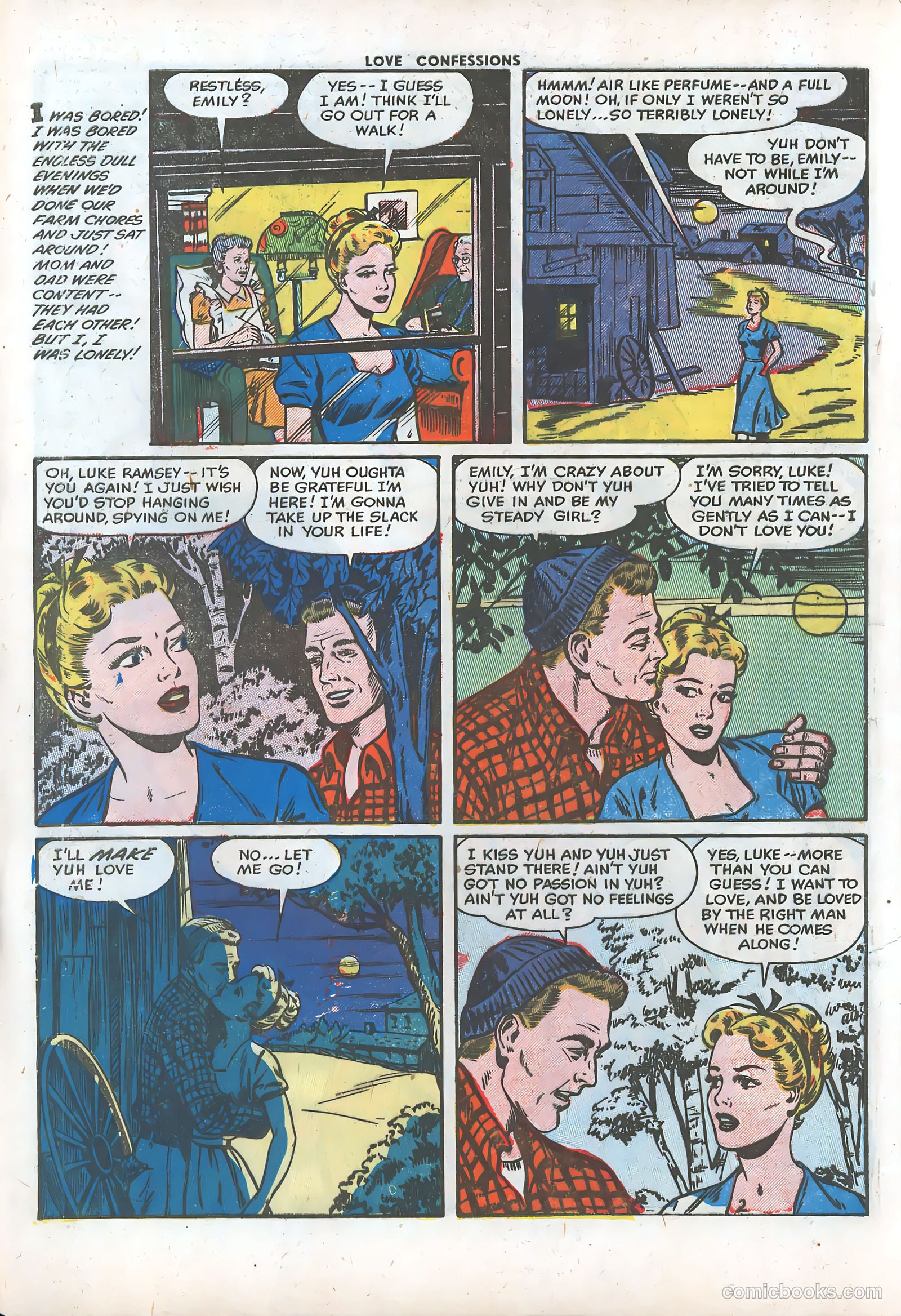 Love Confessions #30 (1953) — page 4 of 36