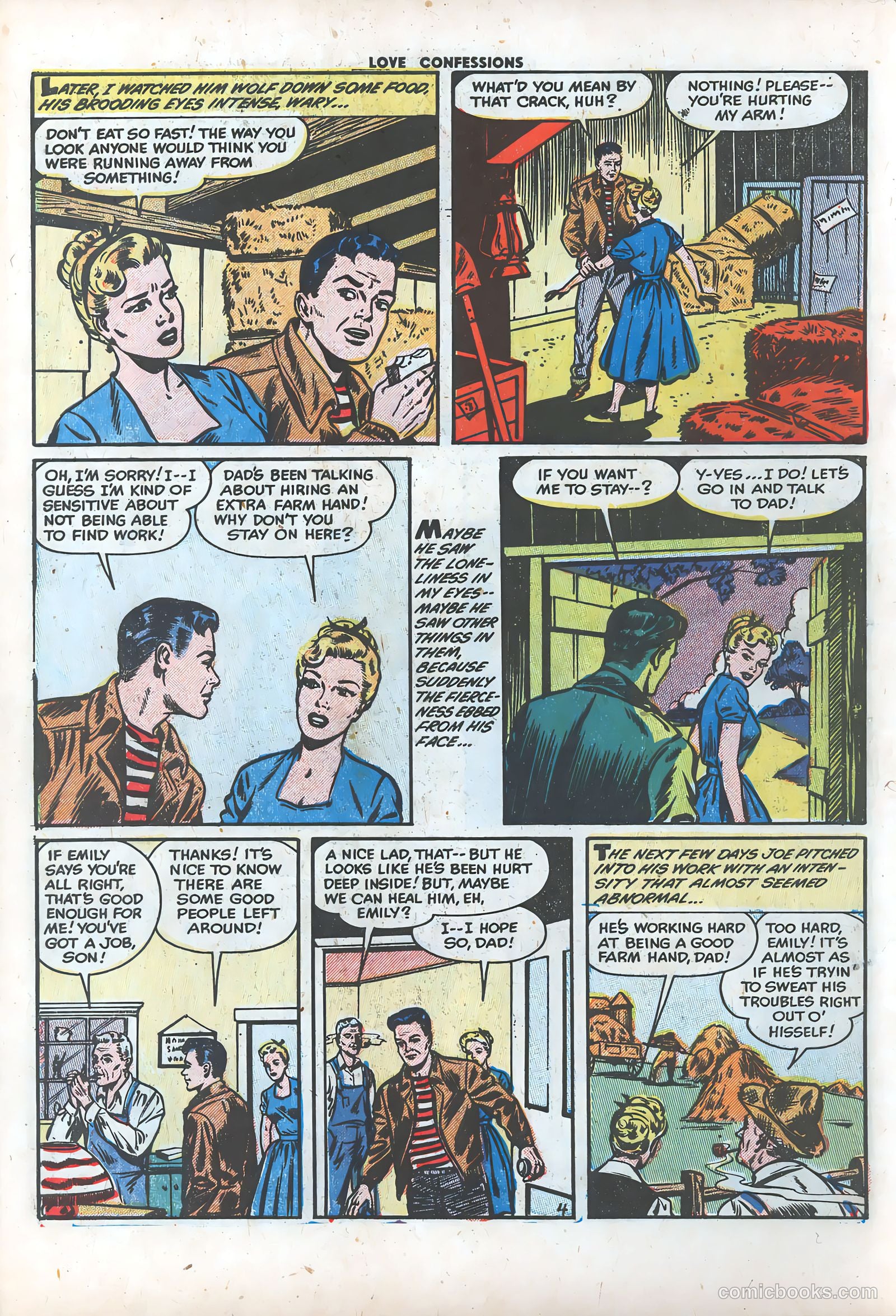 Love Confessions #30 (1953) — page 6 of 36