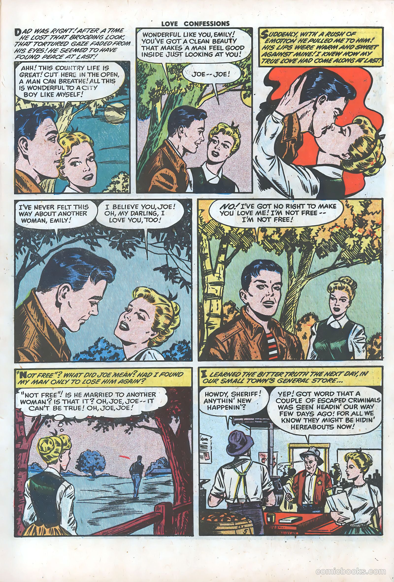 Love Confessions #30 (1953) — page 7 of 36
