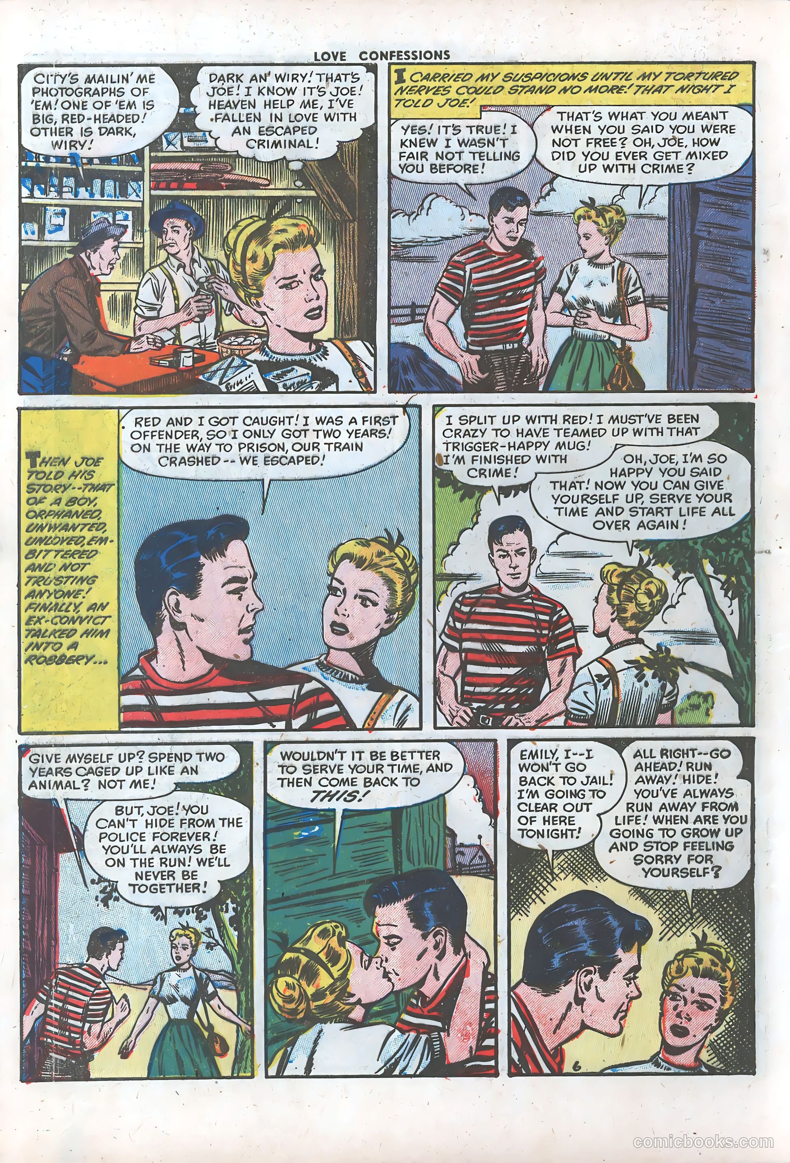 Love Confessions #30 (1953) — page 8 of 36