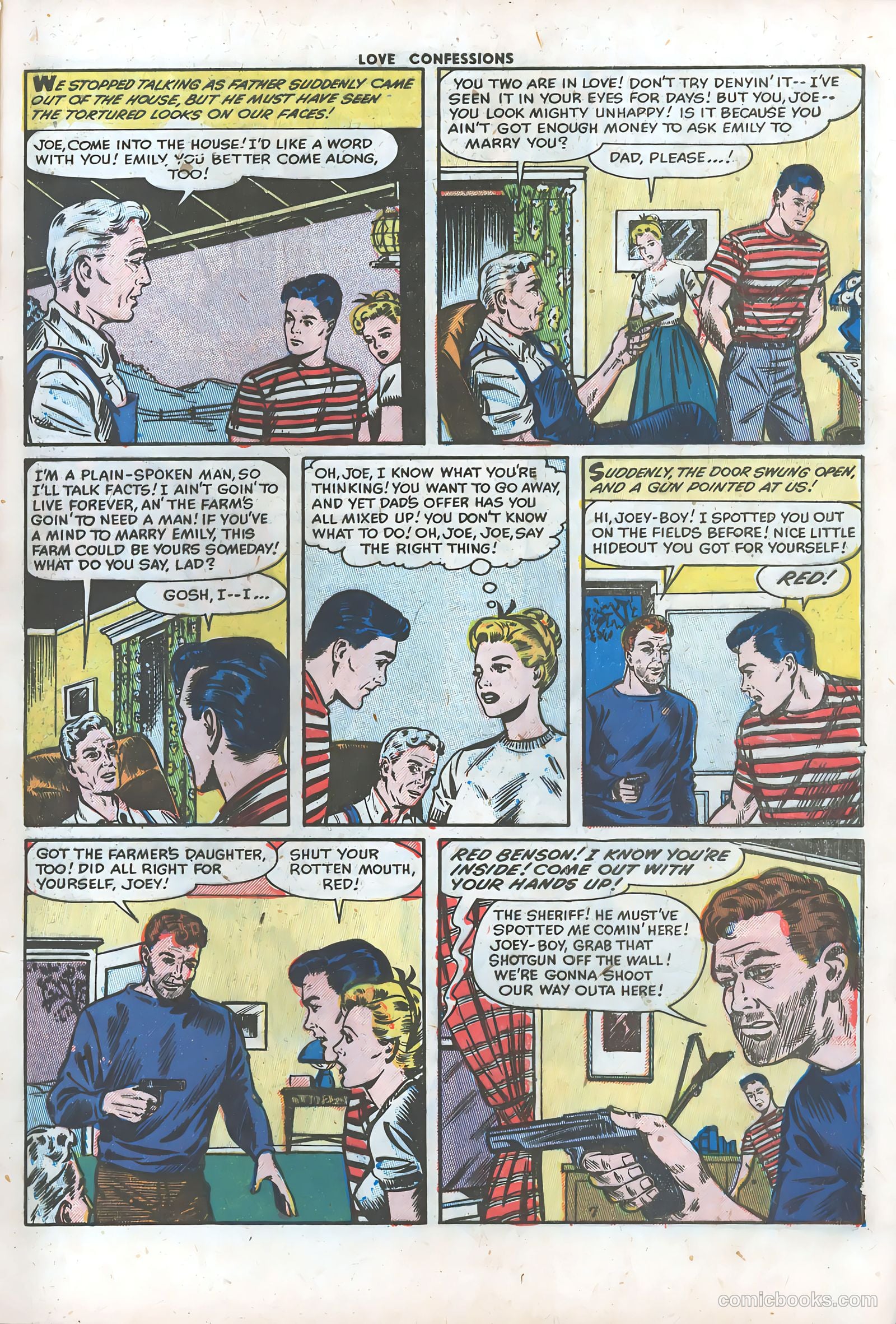 Love Confessions #30 (1953) — page 9 of 36