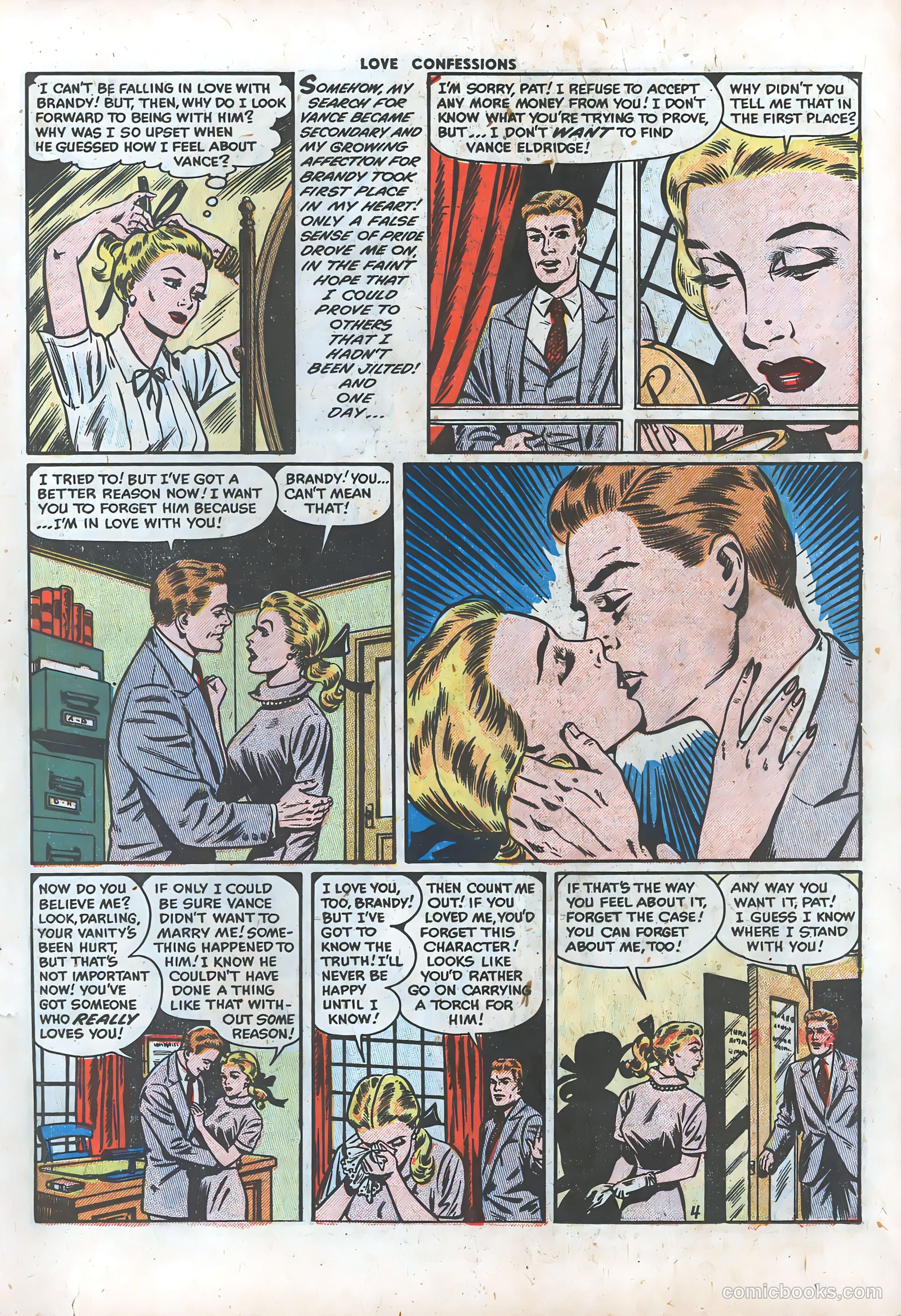 Love Confessions #30 (1953) — page 15 of 36