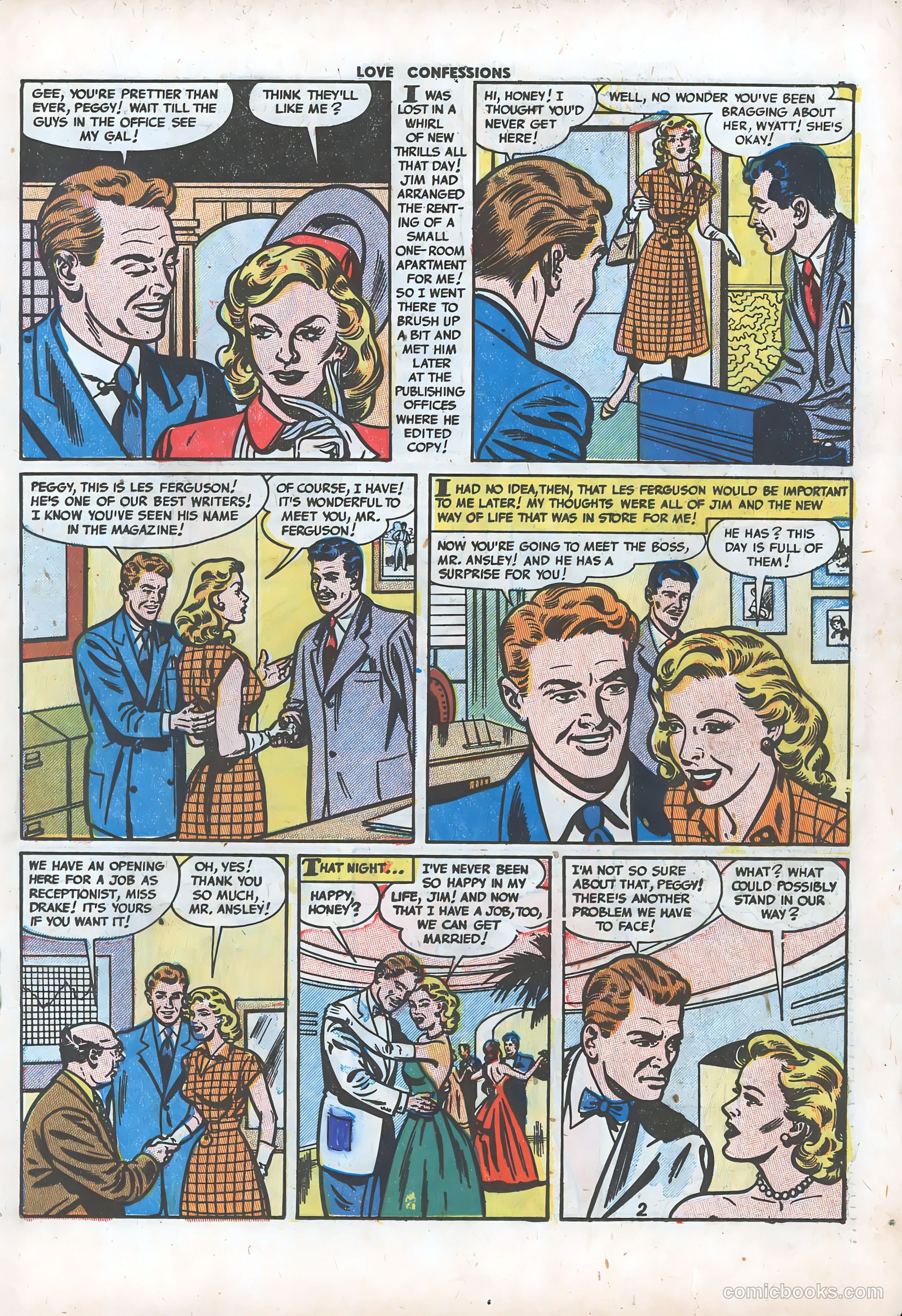 Love Confessions #30 (1953) — page 19 of 36