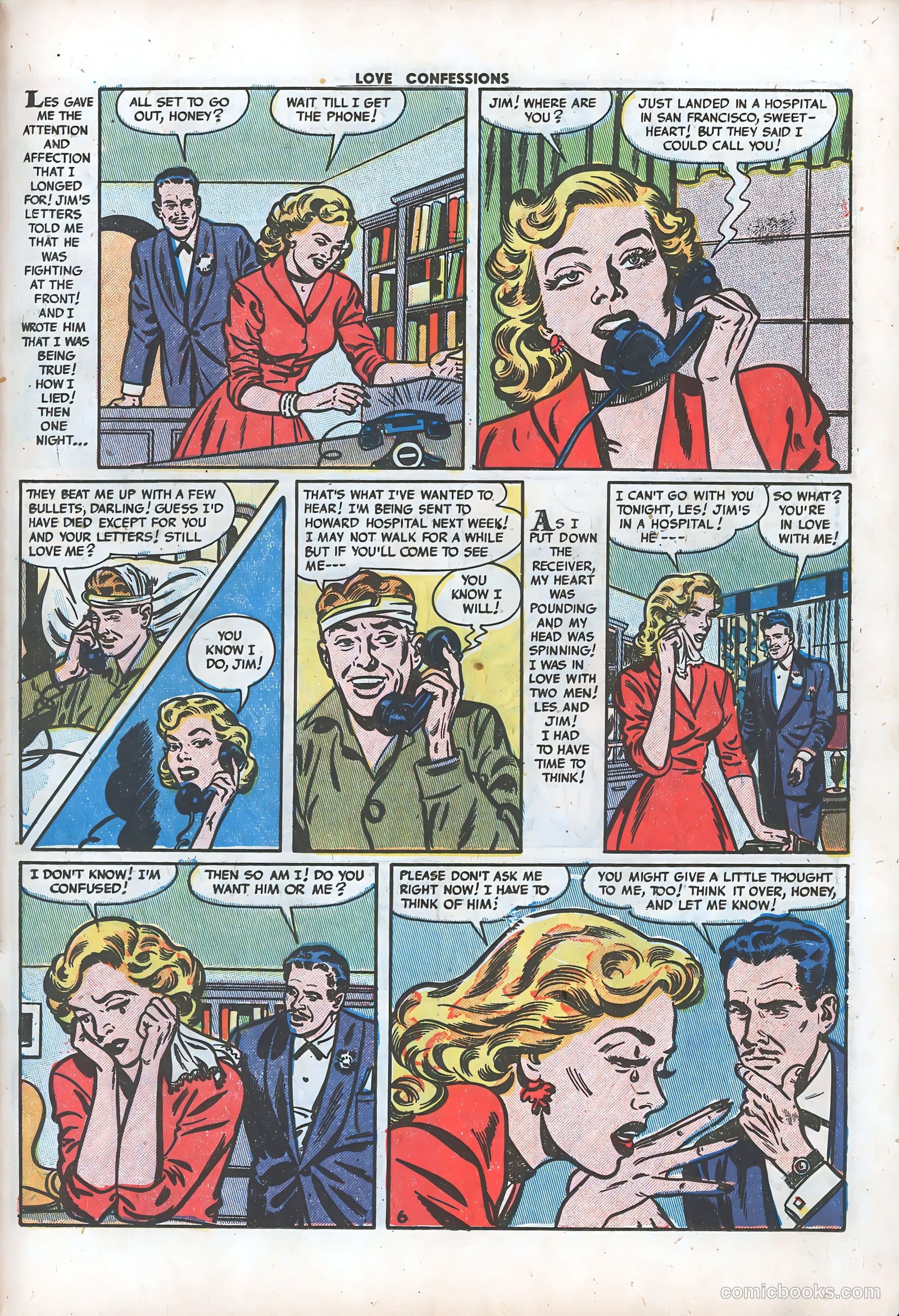 Love Confessions #30 (1953) — page 23 of 36