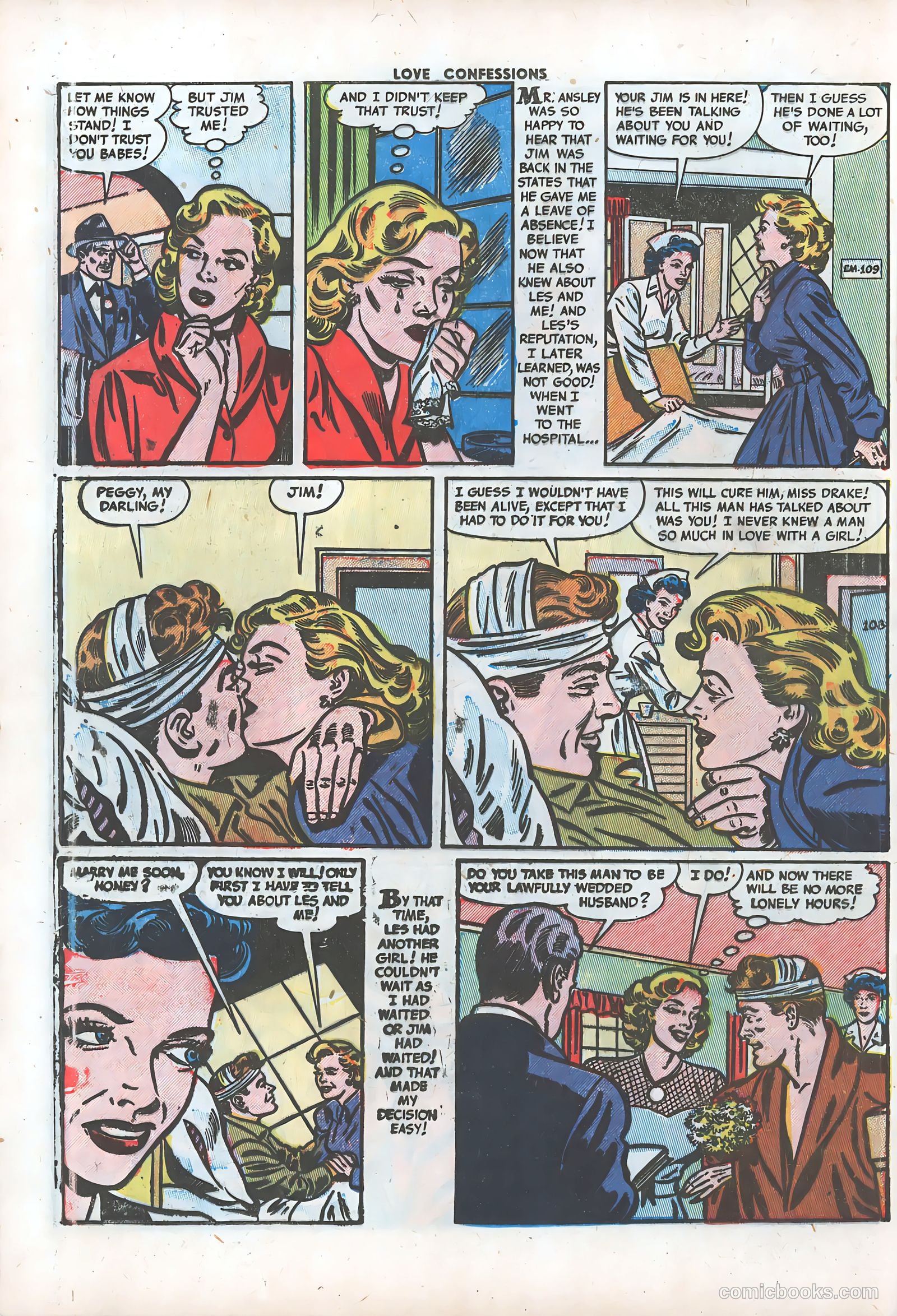 Love Confessions #30 (1953) — page 24 of 36