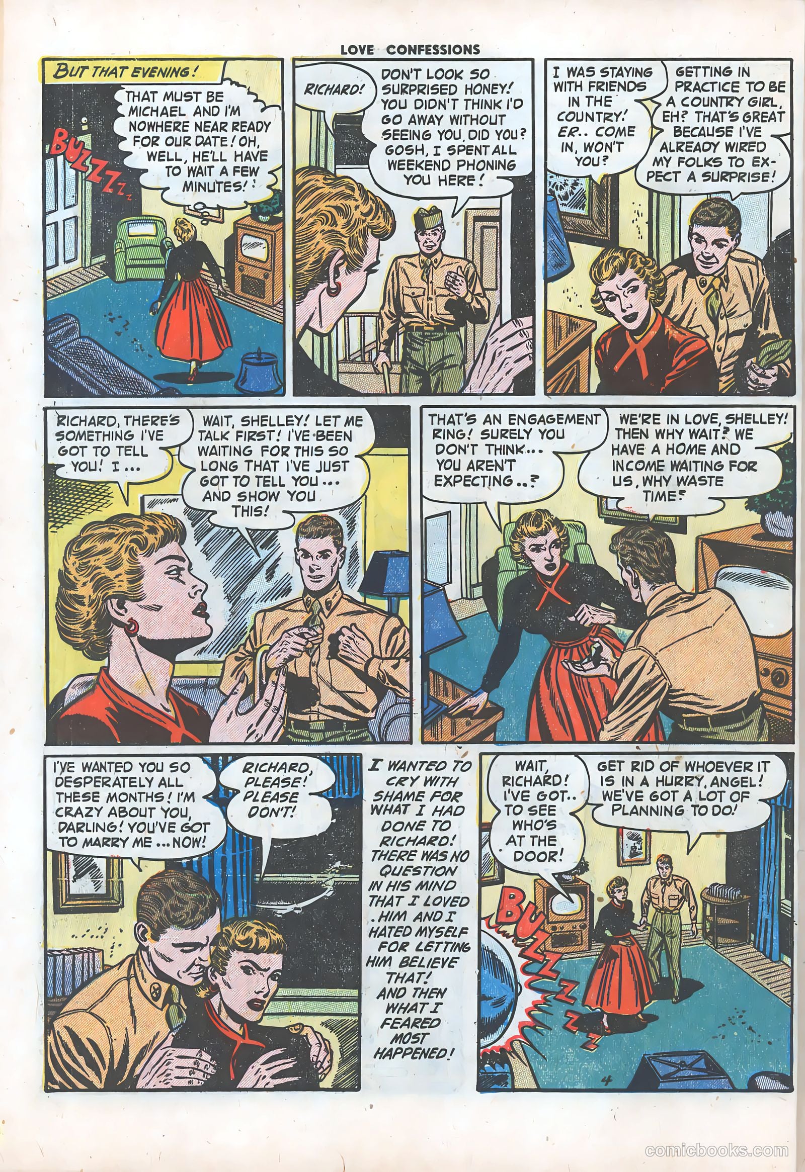 Love Confessions #30 (1953) — page 30 of 36