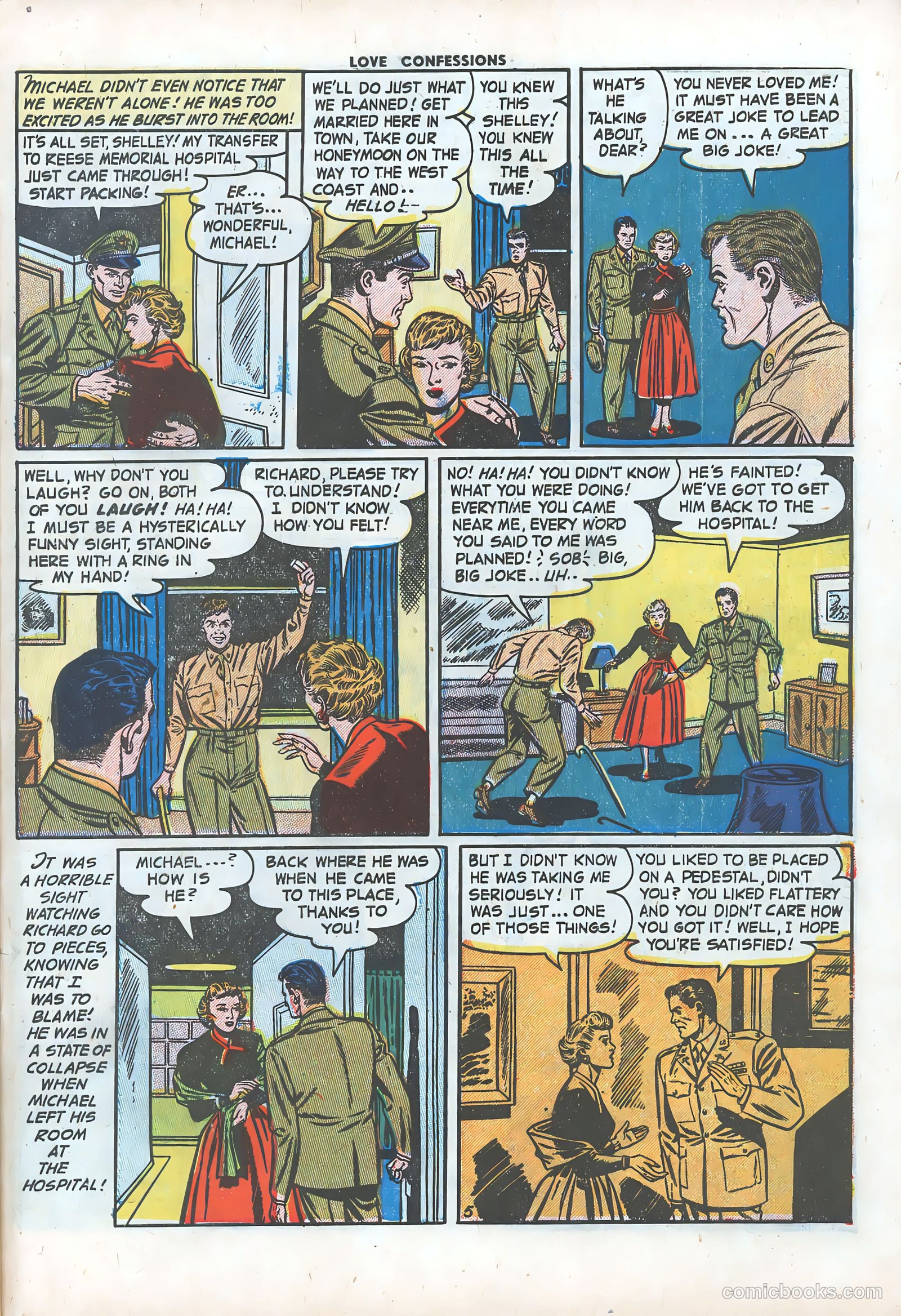 Love Confessions #30 (1953) — page 31 of 36