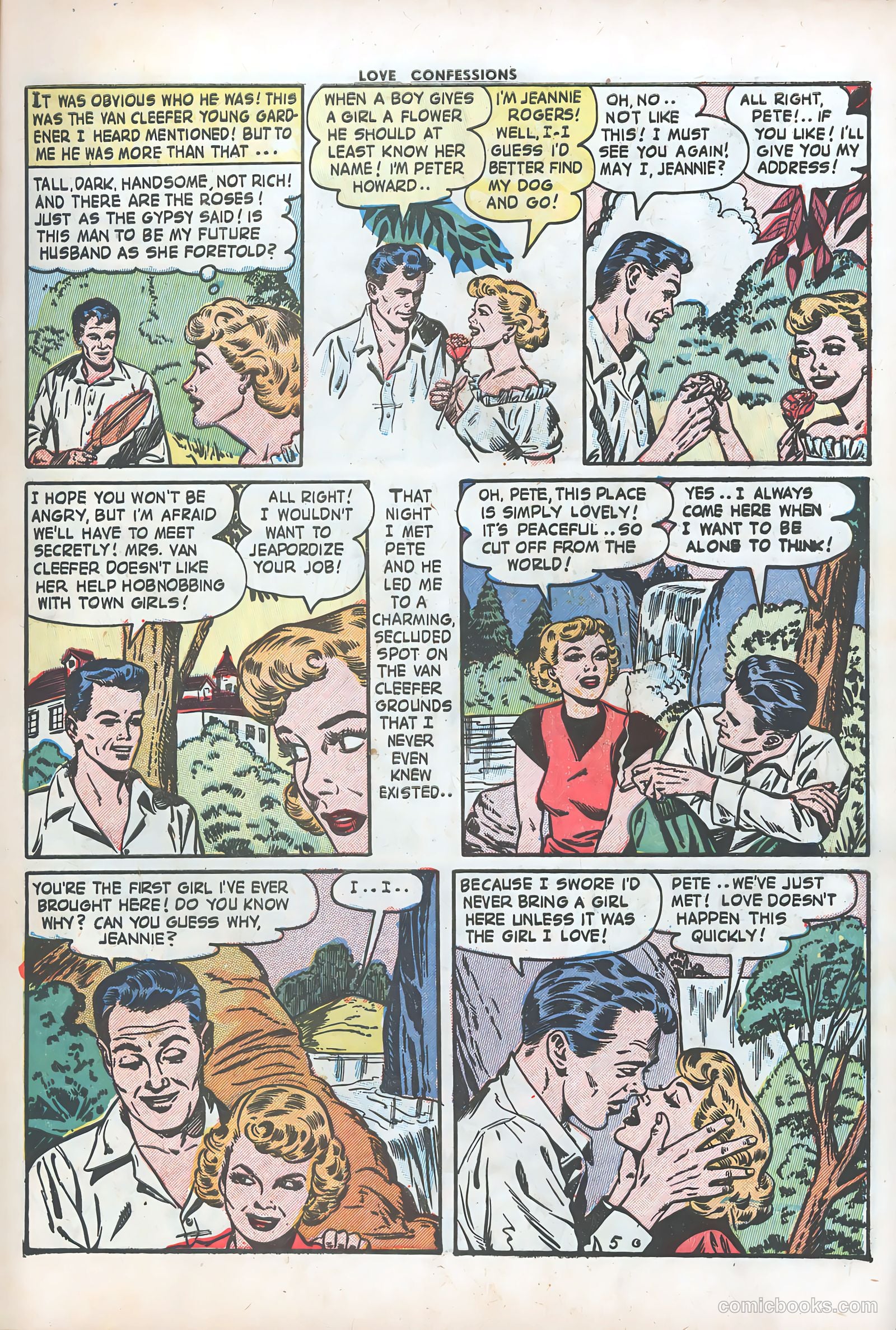 Love Confessions #31 (1953) — page 7 of 36