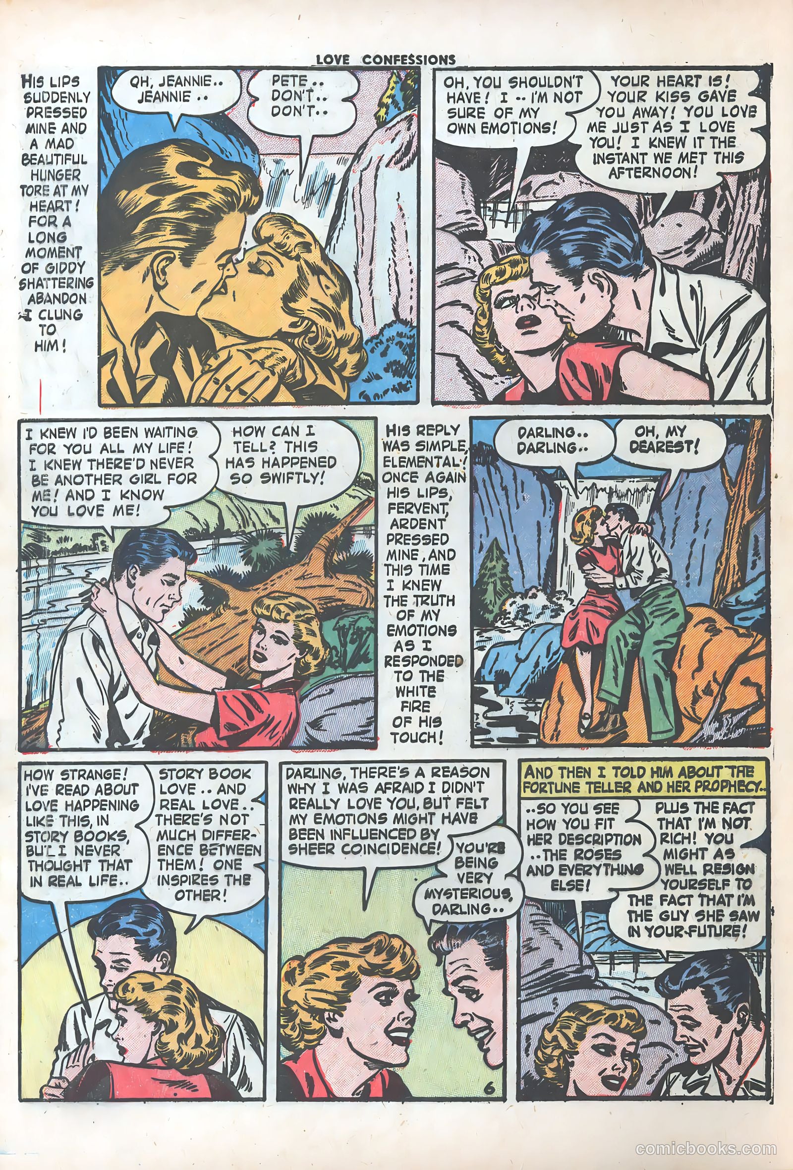 Love Confessions #31 (1953) — page 8 of 36