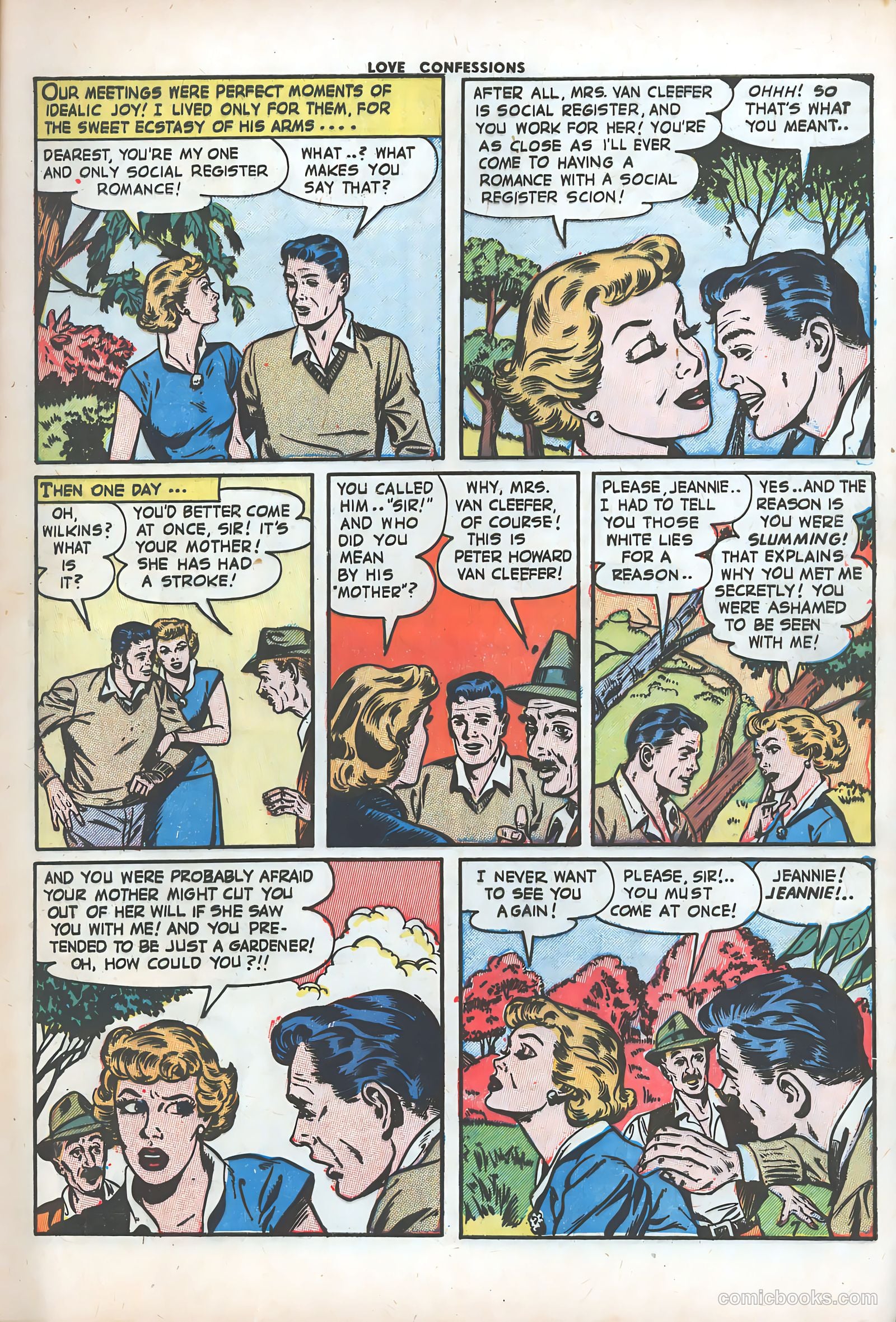 Love Confessions #31 (1953) — page 9 of 36