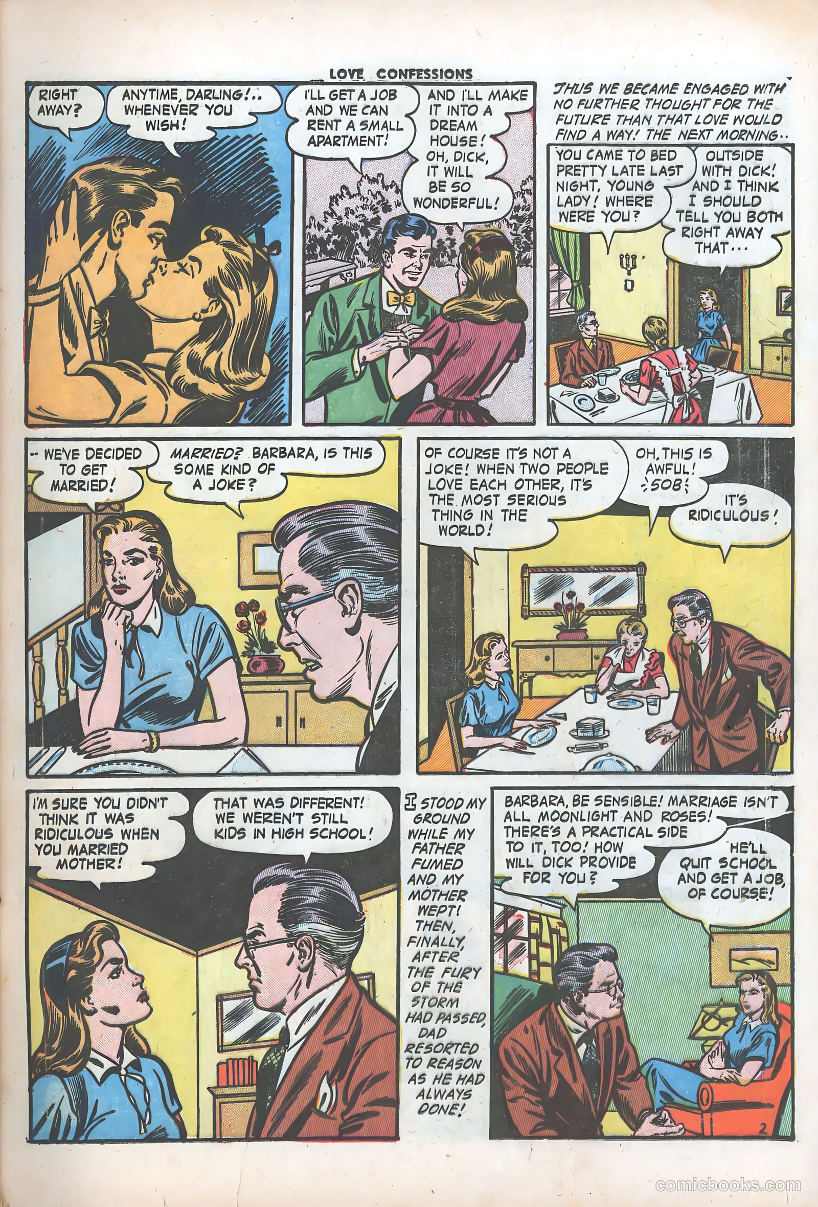 Love Confessions #31 (1953) — page 13 of 36