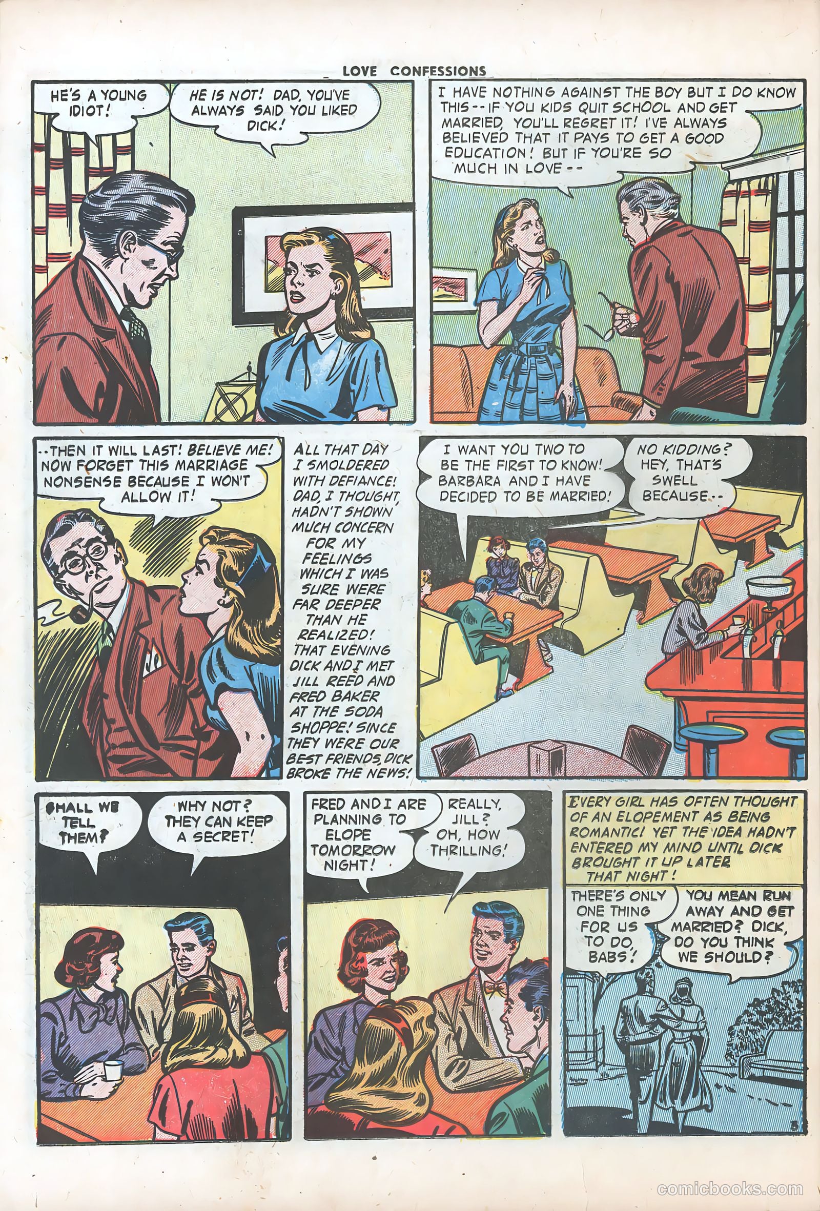 Love Confessions #31 (1953) — page 14 of 36