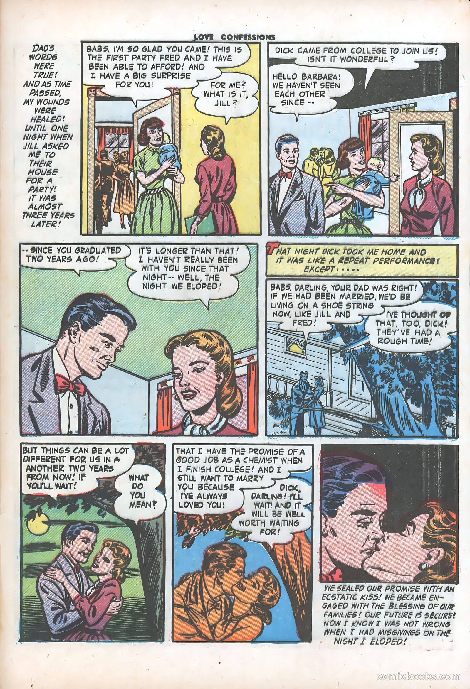 Love Confessions #31 (1953) — page 17 of 36