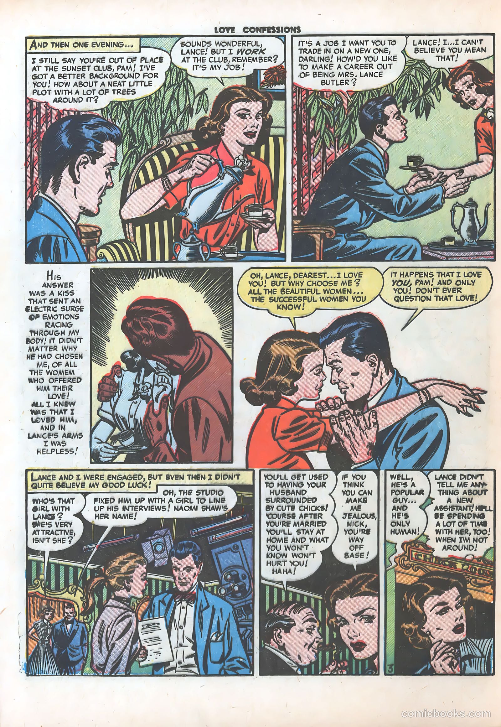 Love Confessions #31 (1953) — page 20 of 36
