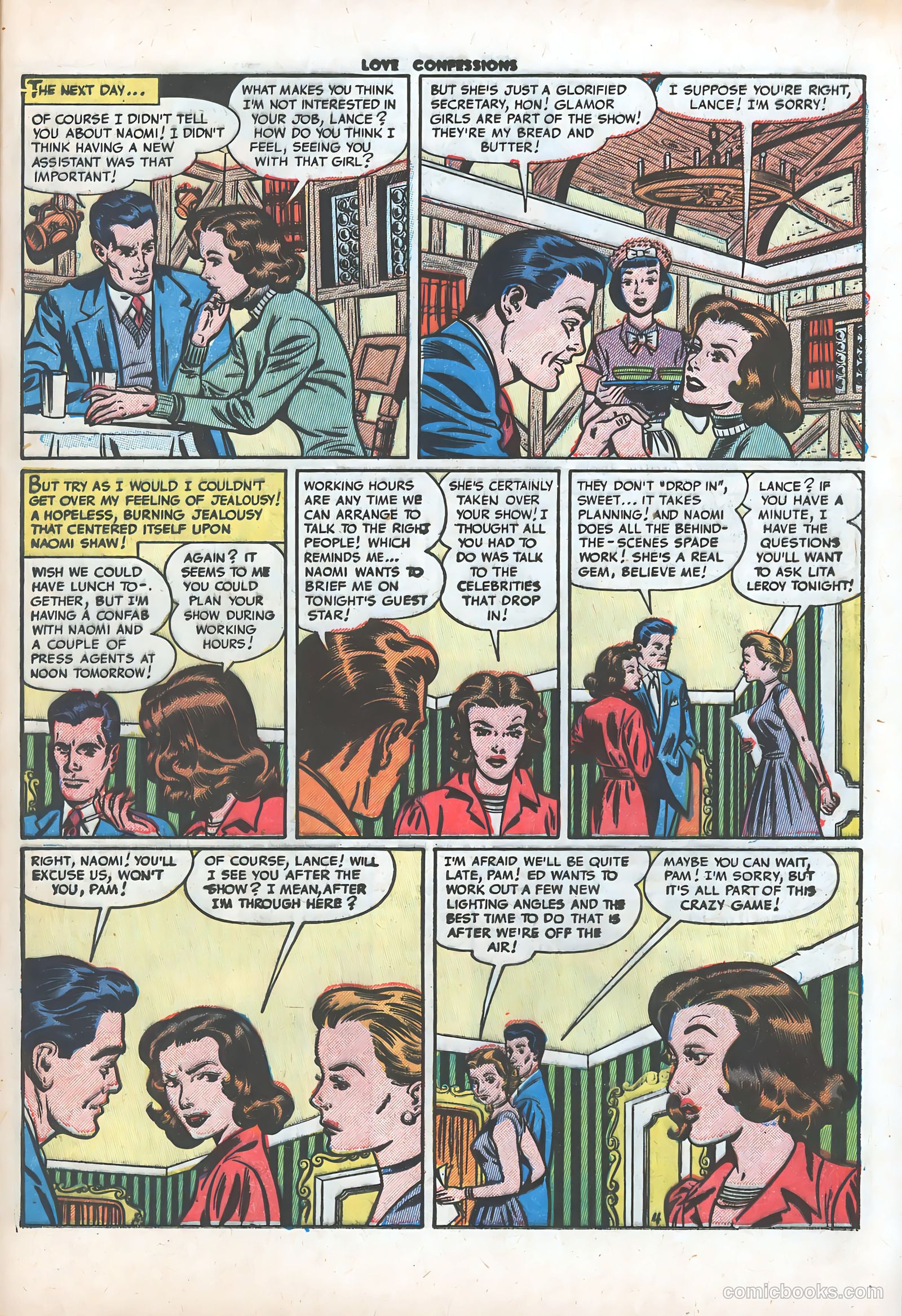 Love Confessions #31 (1953) — page 21 of 36