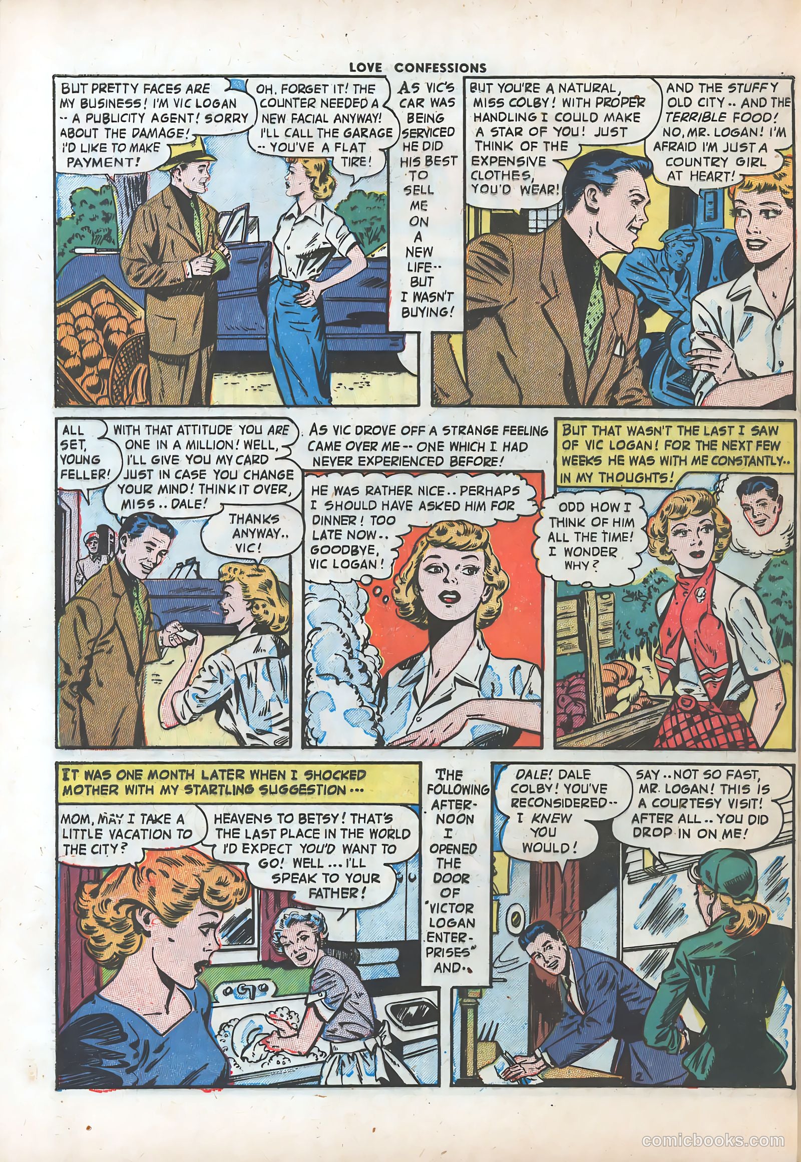 Love Confessions #31 (1953) — page 28 of 36