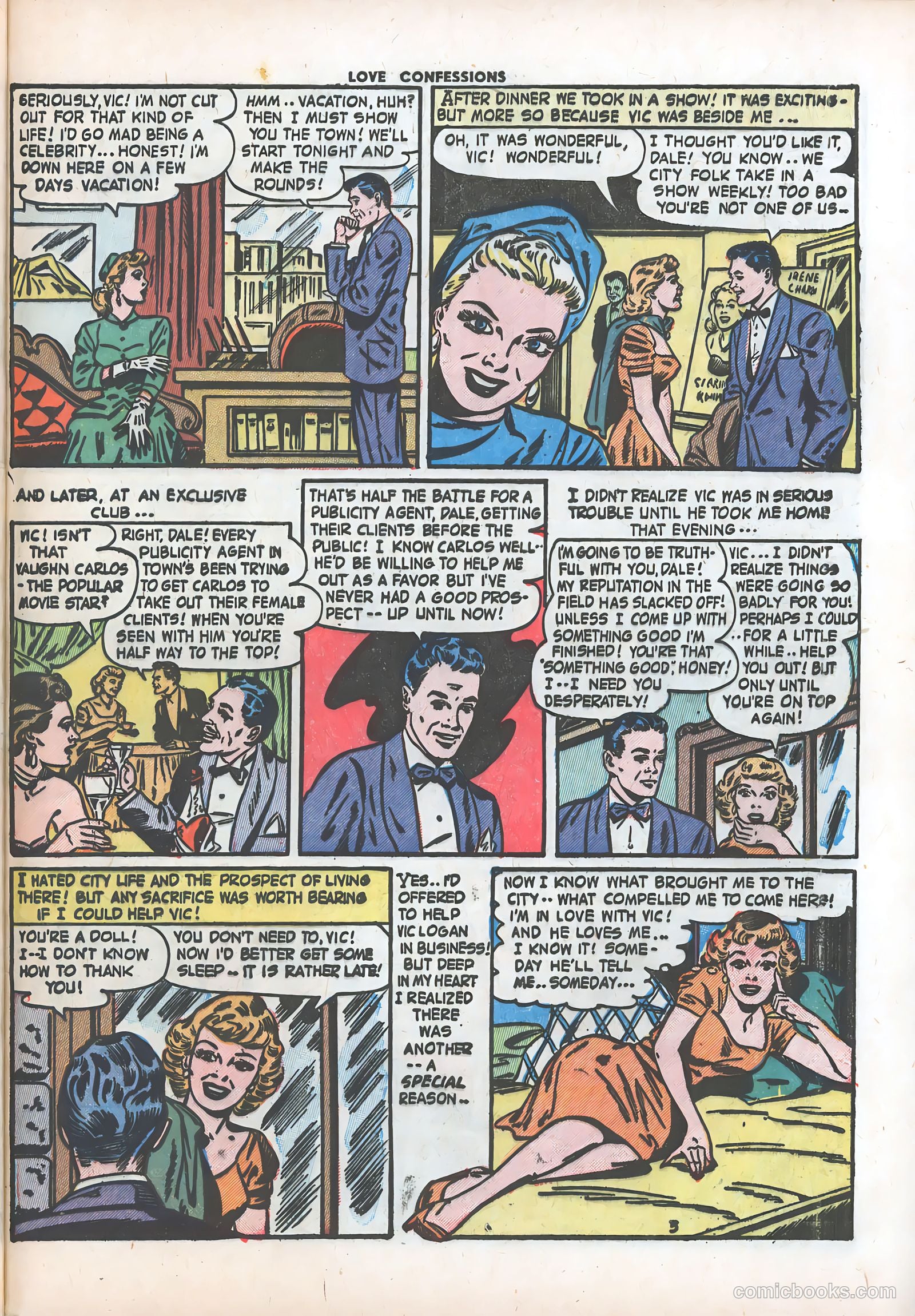 Love Confessions #31 (1953) — page 29 of 36