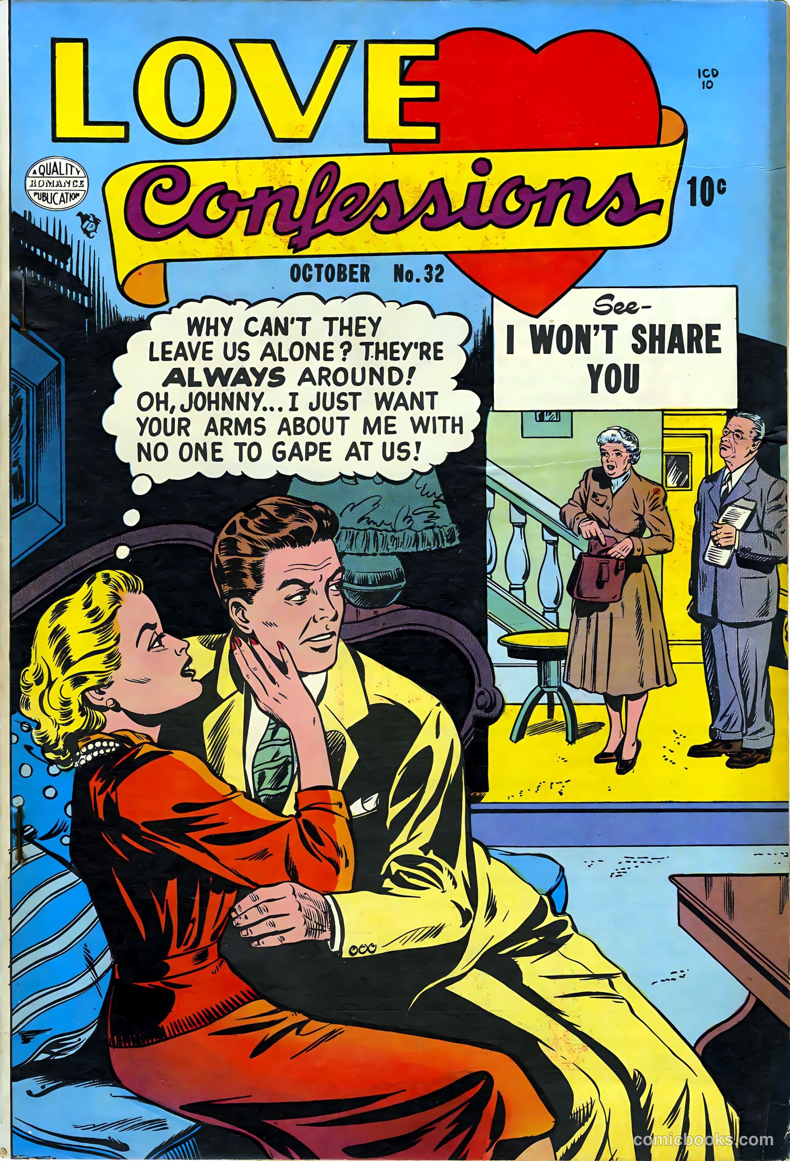 Love Confessions #32 (1953) — page 2 of 37