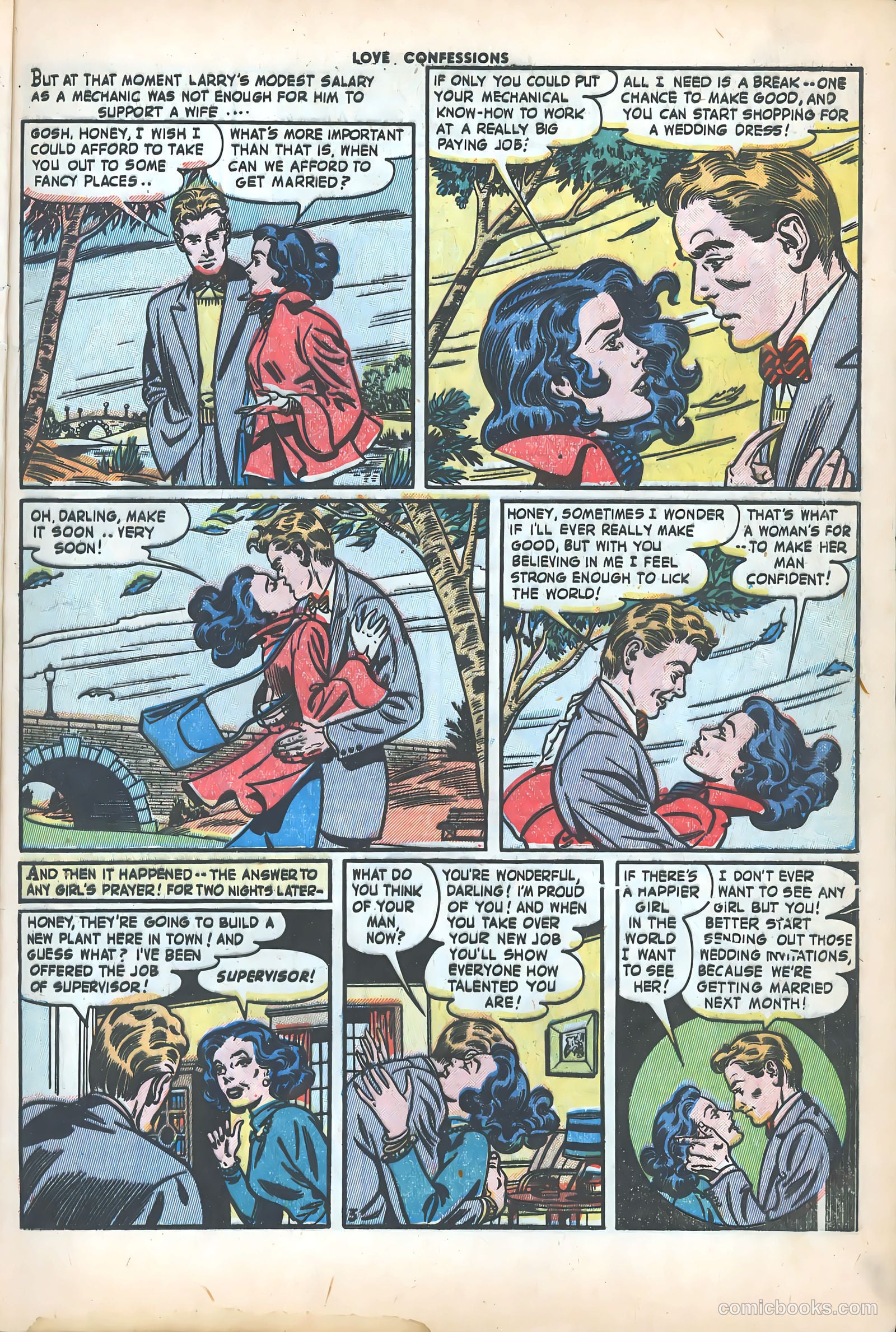 Love Confessions #32 (1953) — page 6 of 37