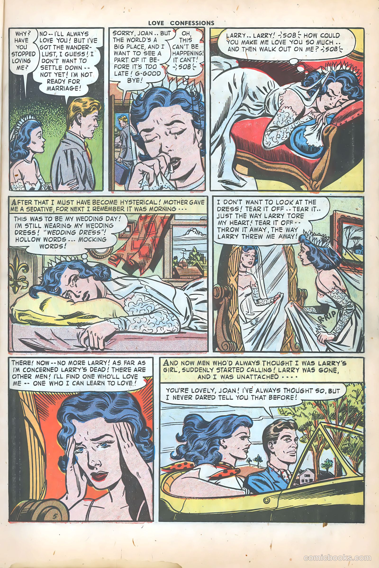 Love Confessions #32 (1953) — page 8 of 37