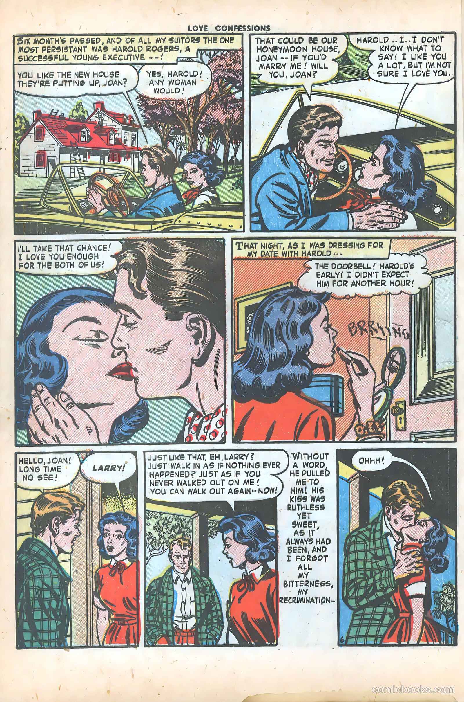 Love Confessions #32 (1953) — page 9 of 37