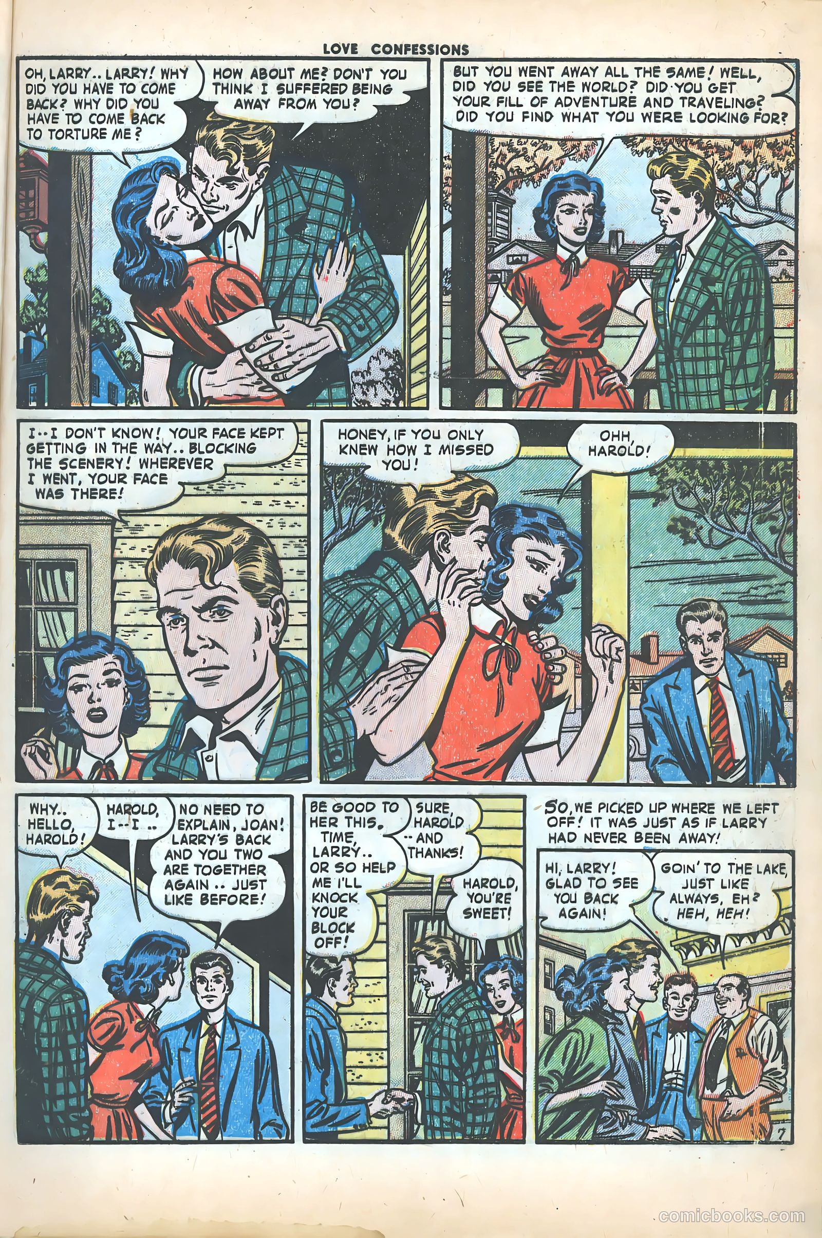 Love Confessions #32 (1953) — page 10 of 37