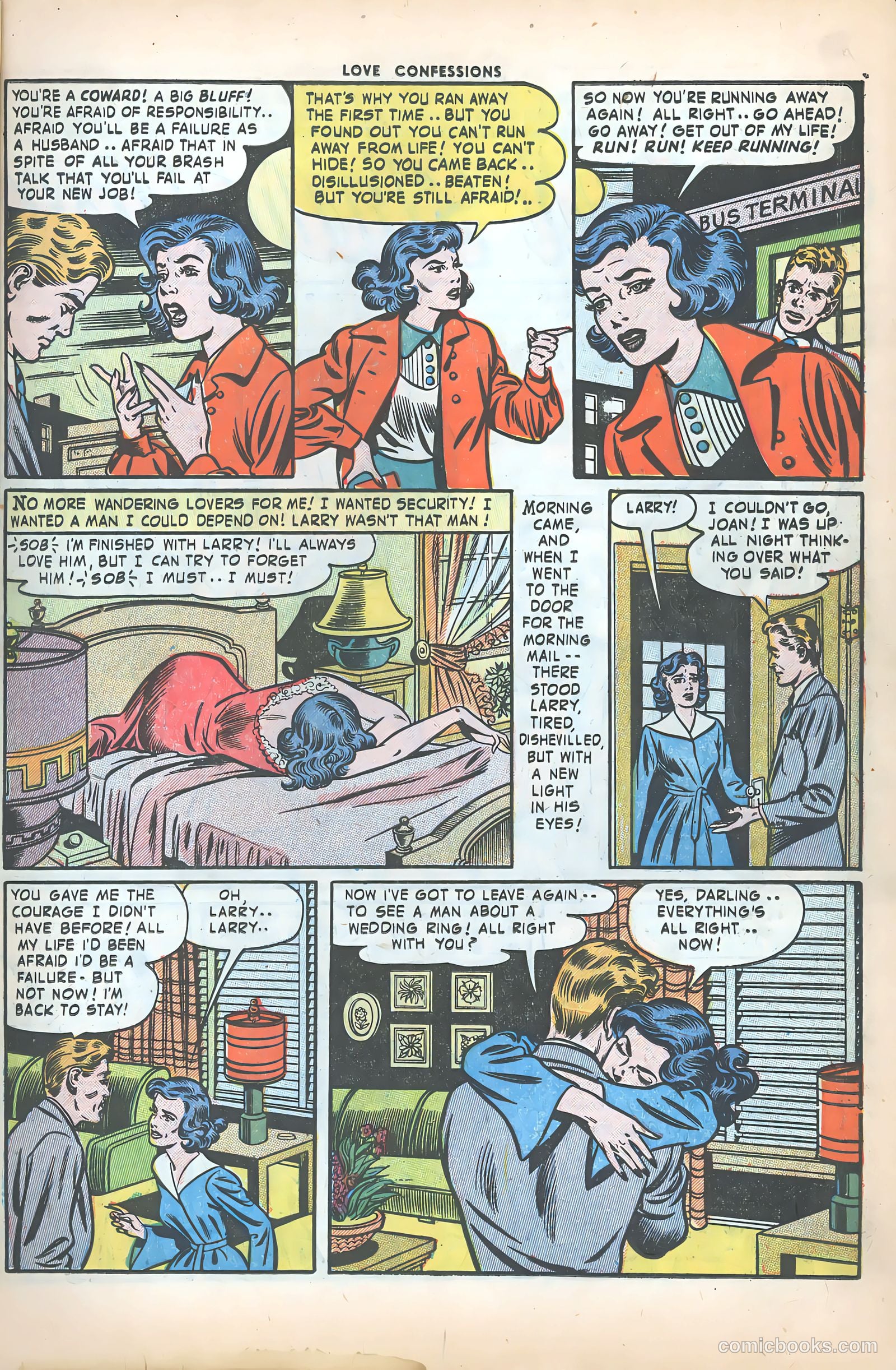 Love Confessions #32 (1953) — page 12 of 37