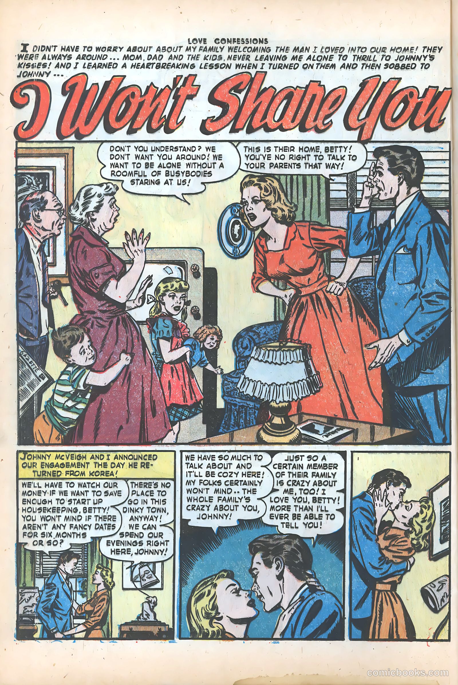 Love Confessions #32 (1953) — page 13 of 37