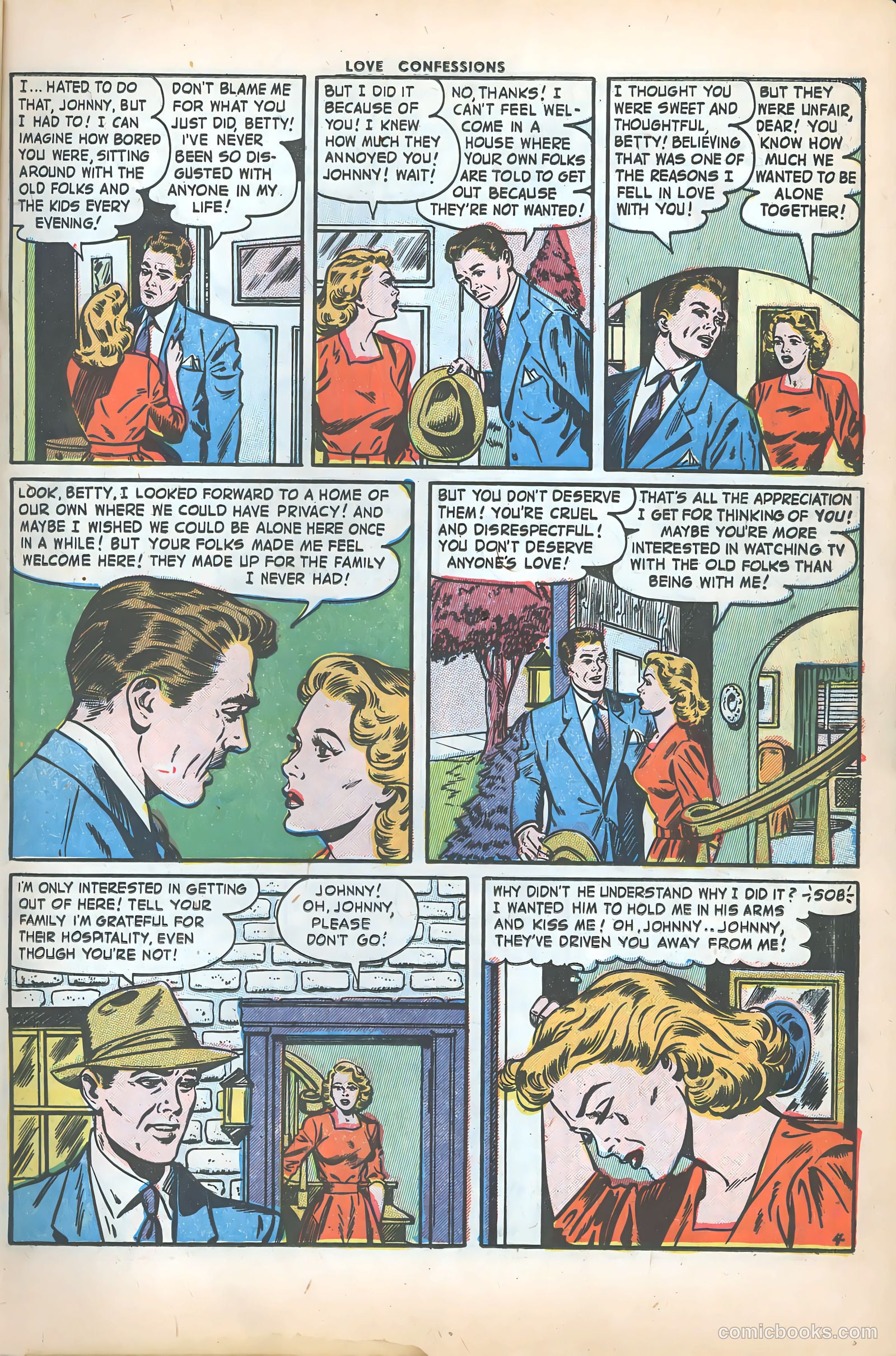 Love Confessions #32 (1953) — page 16 of 37