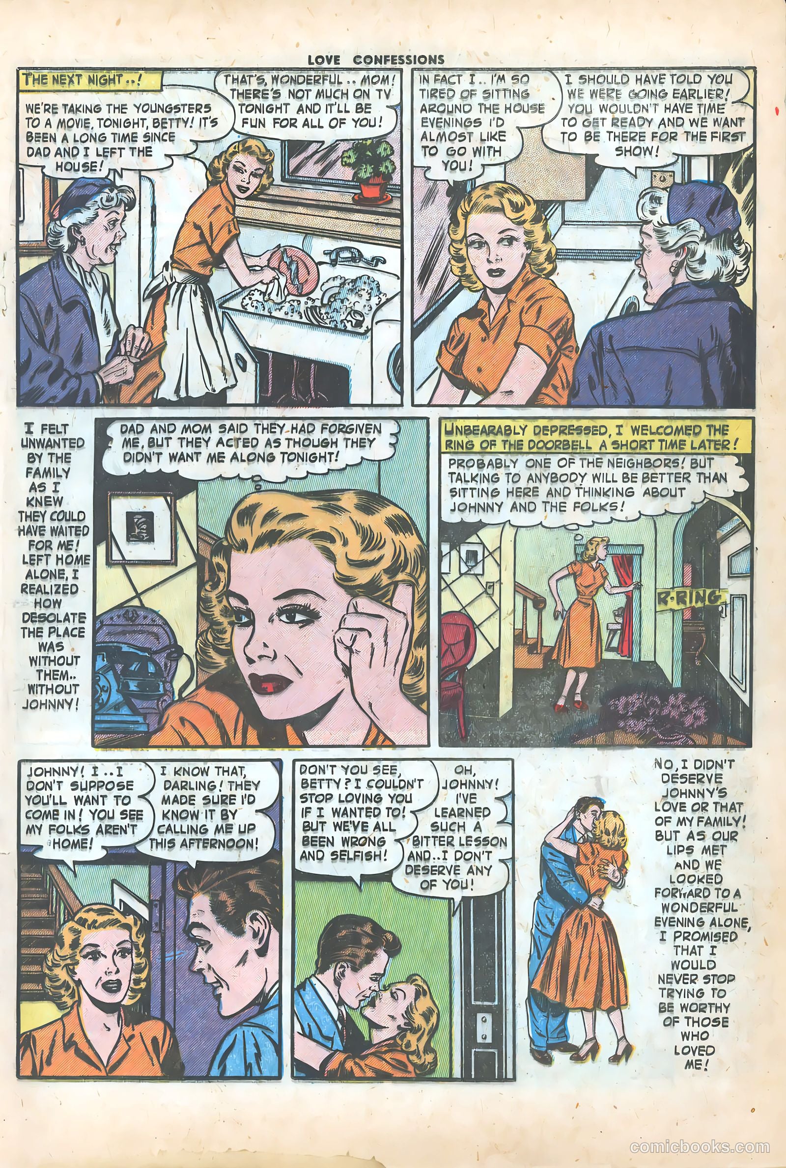 Love Confessions #32 (1953) — page 18 of 37
