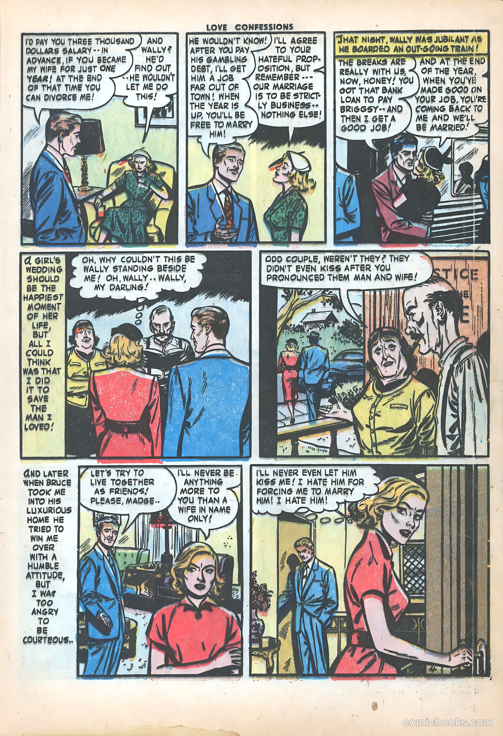 Love Confessions #32 (1953) — page 22 of 37