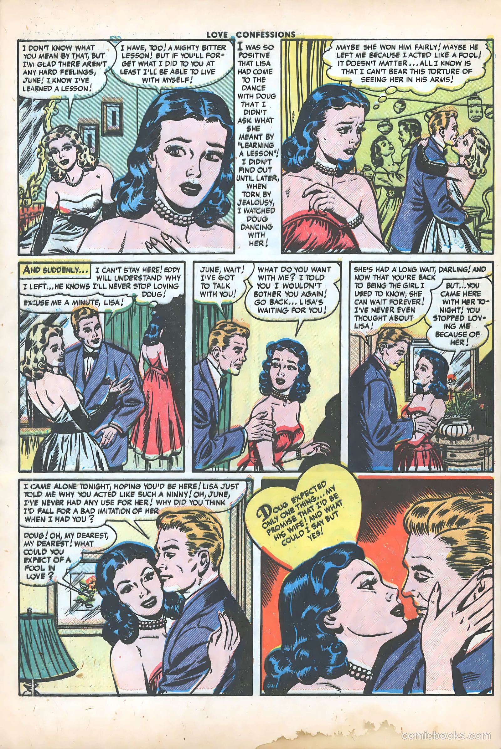 Love Confessions #32 (1953) — page 33 of 37