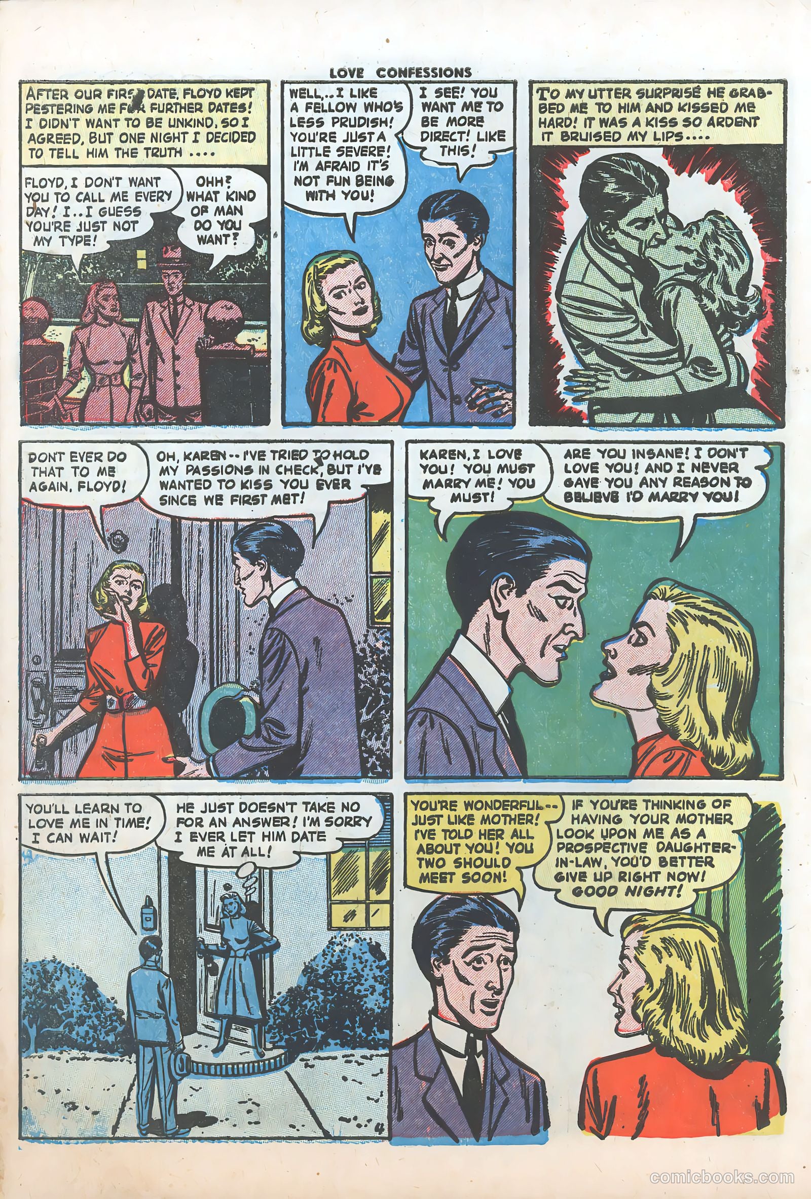 Love Confessions #33 (1953) — page 6 of 36