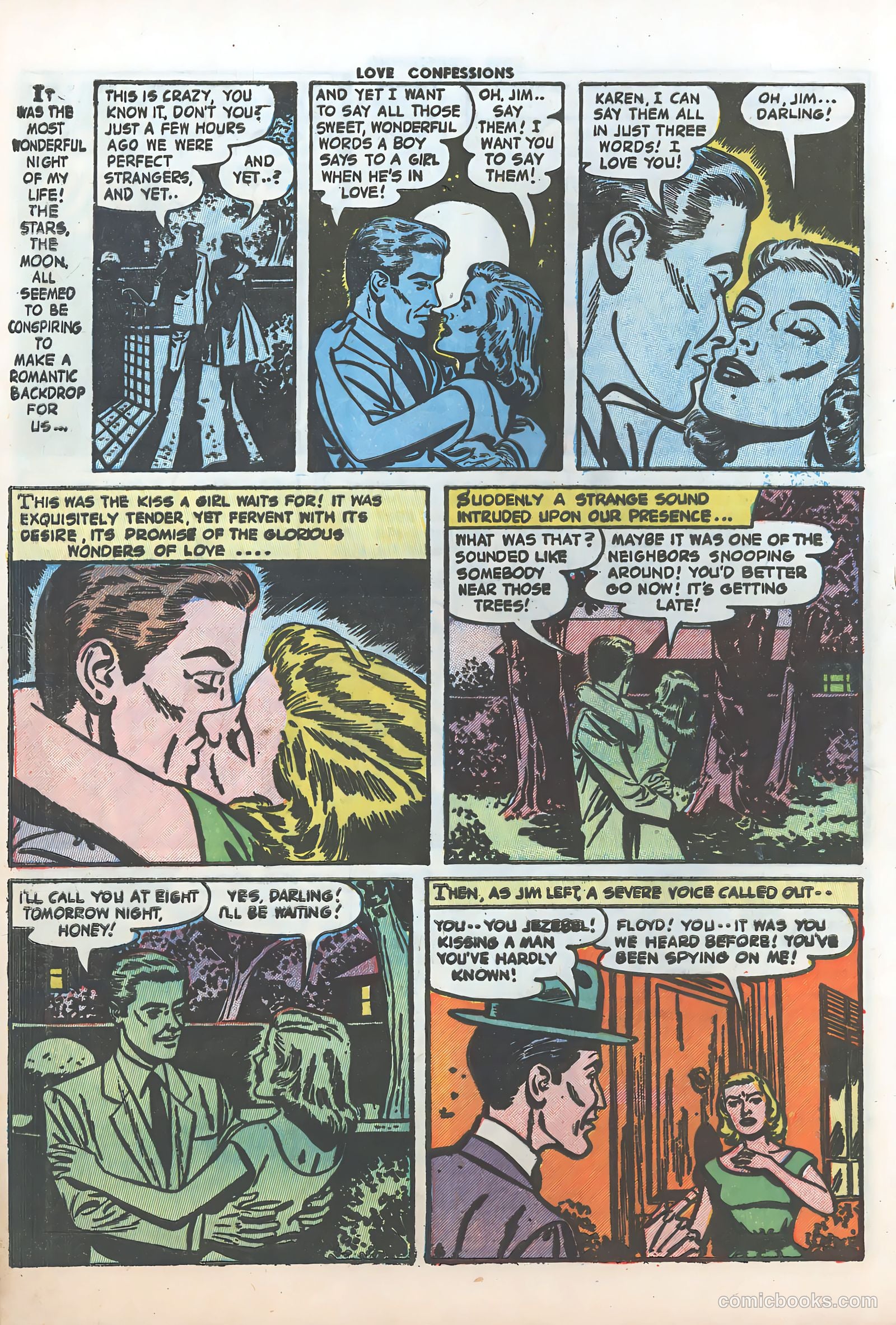 Love Confessions #33 (1953) — page 8 of 36