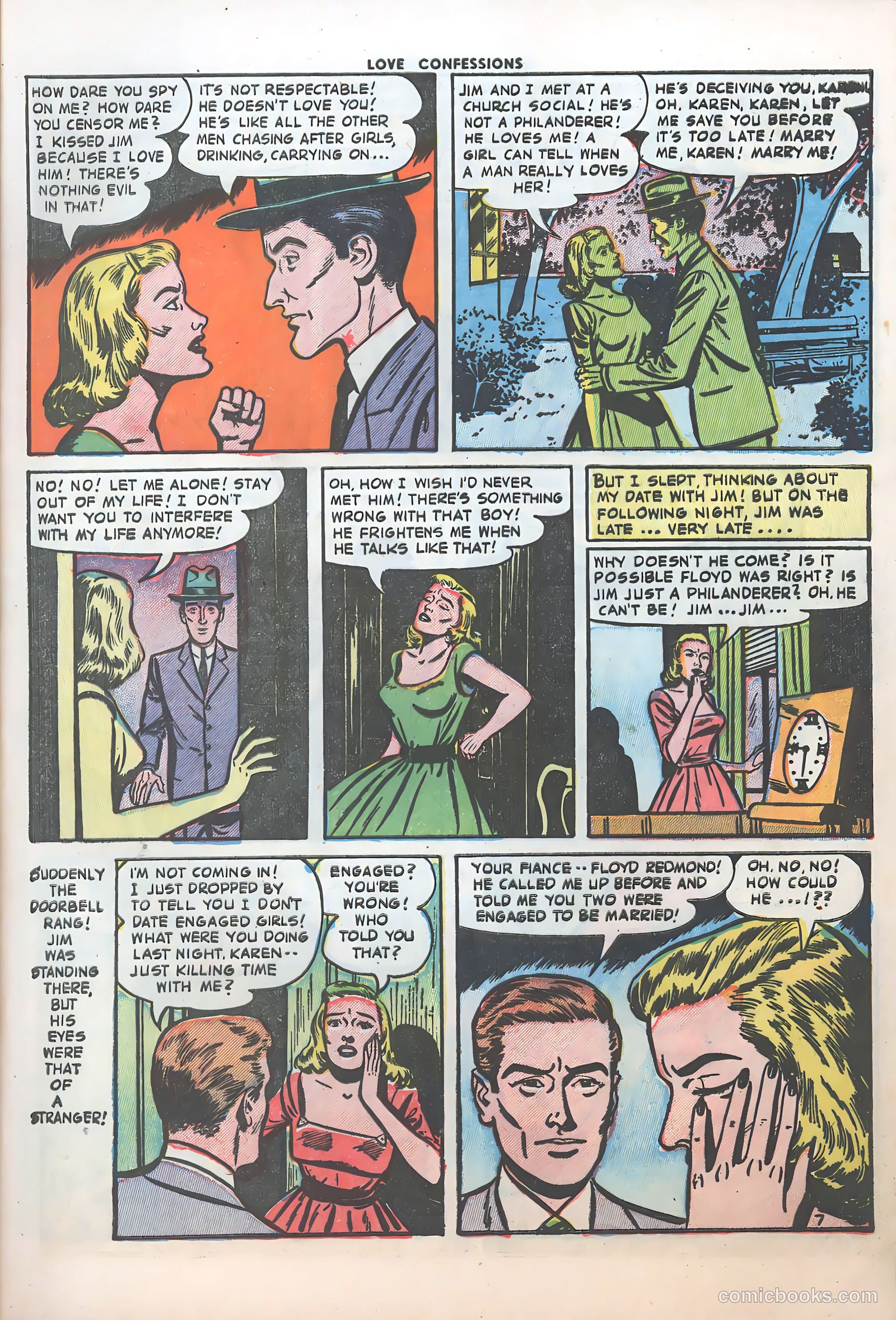 Love Confessions #33 (1953) — page 9 of 36